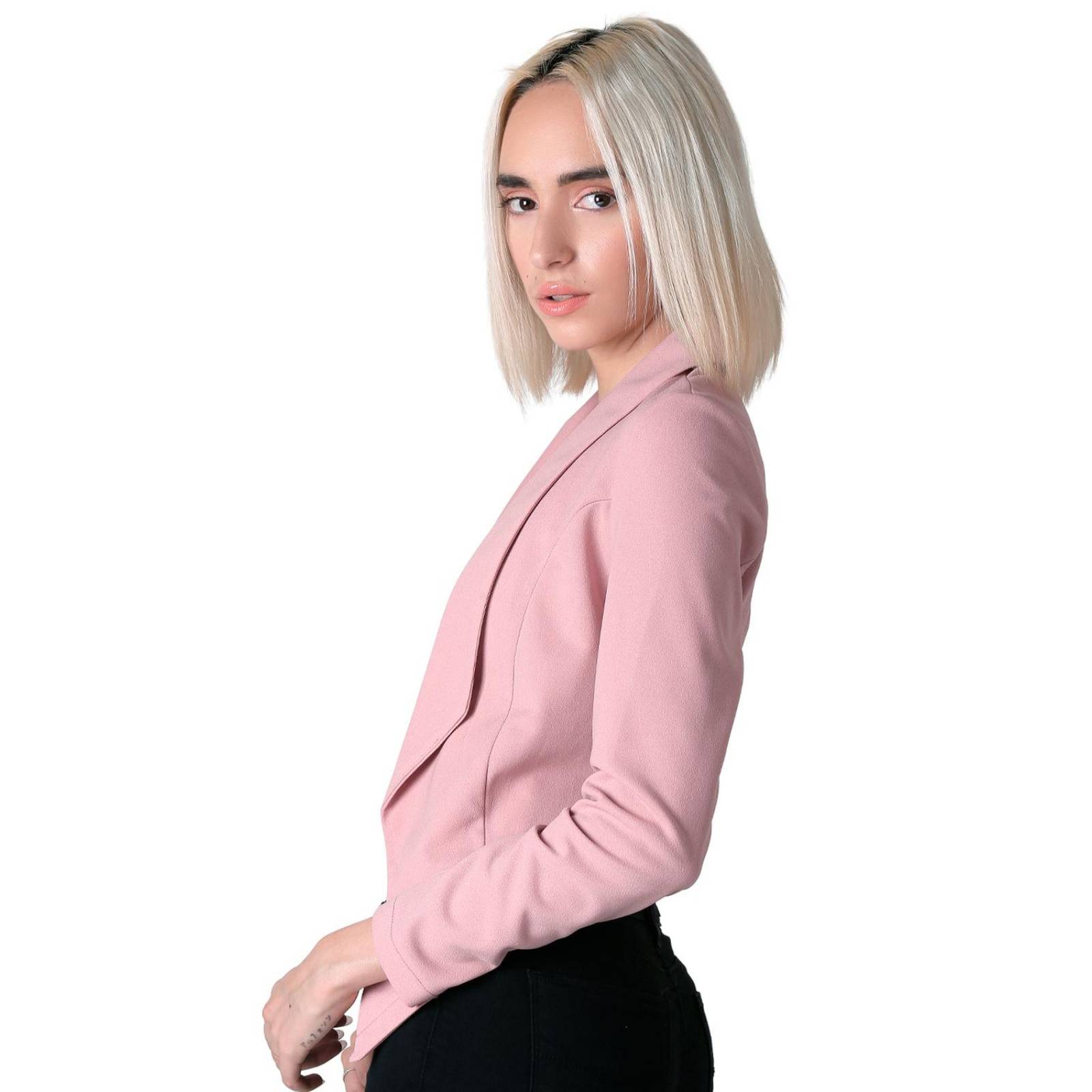 Saco Blazer Mujer Rosa Stfashion 64104751 