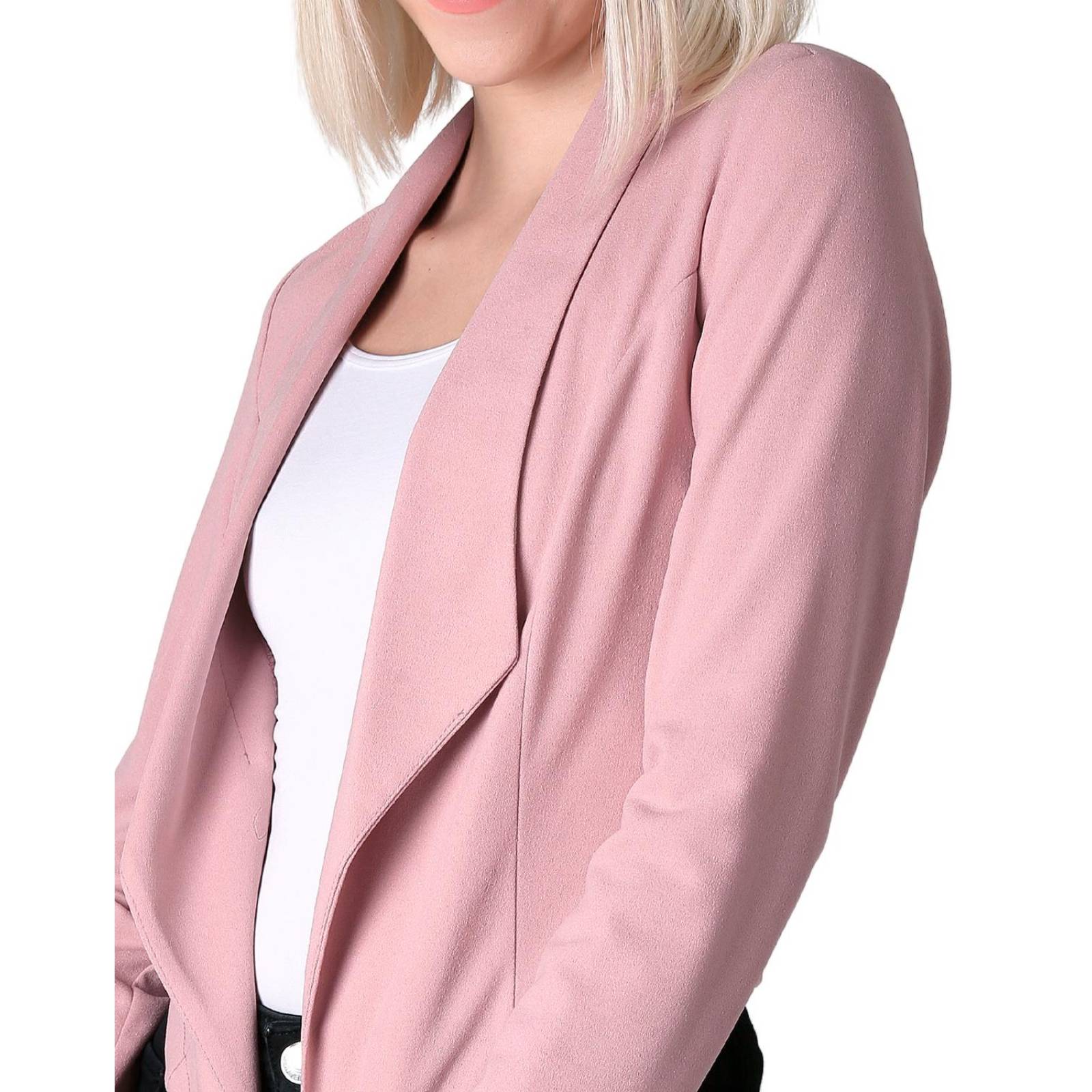 Saco Blazer Mujer Rosa Stfashion 64104751 