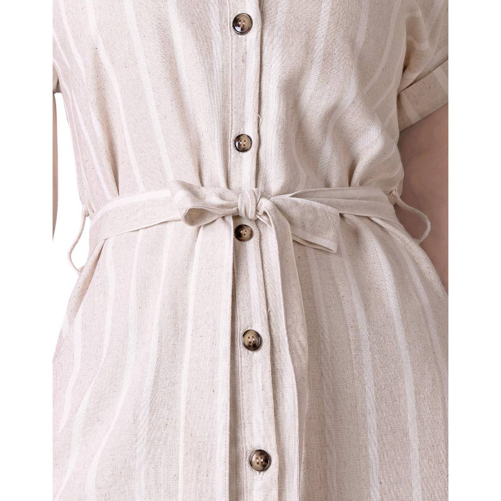 Vestido Casual Mujer Beige Stfashion 64104773 