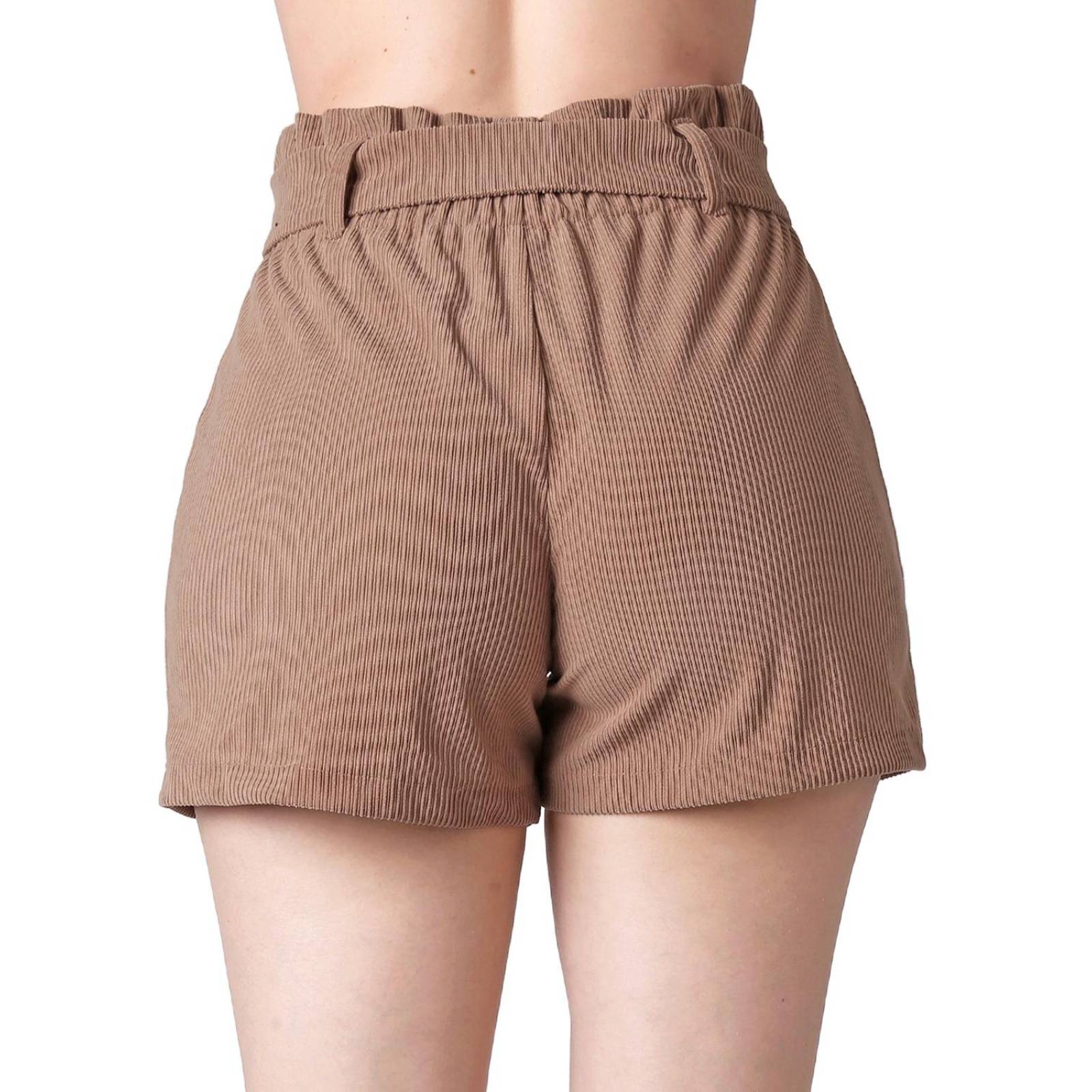 Short Mujer Casual Recto Café Stfashion 79304627 