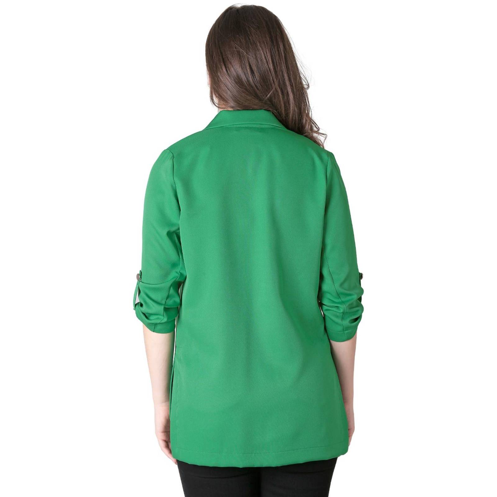 Saco Formal Blazer Mujer Verde Stfashion 79304602