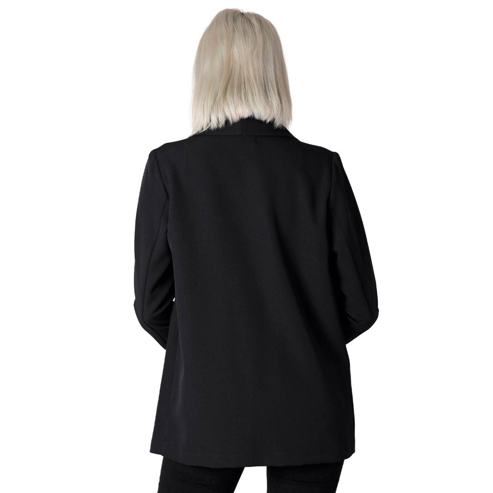 Saco Formal Blazer Mujer Negro Stfashion 72904623 
