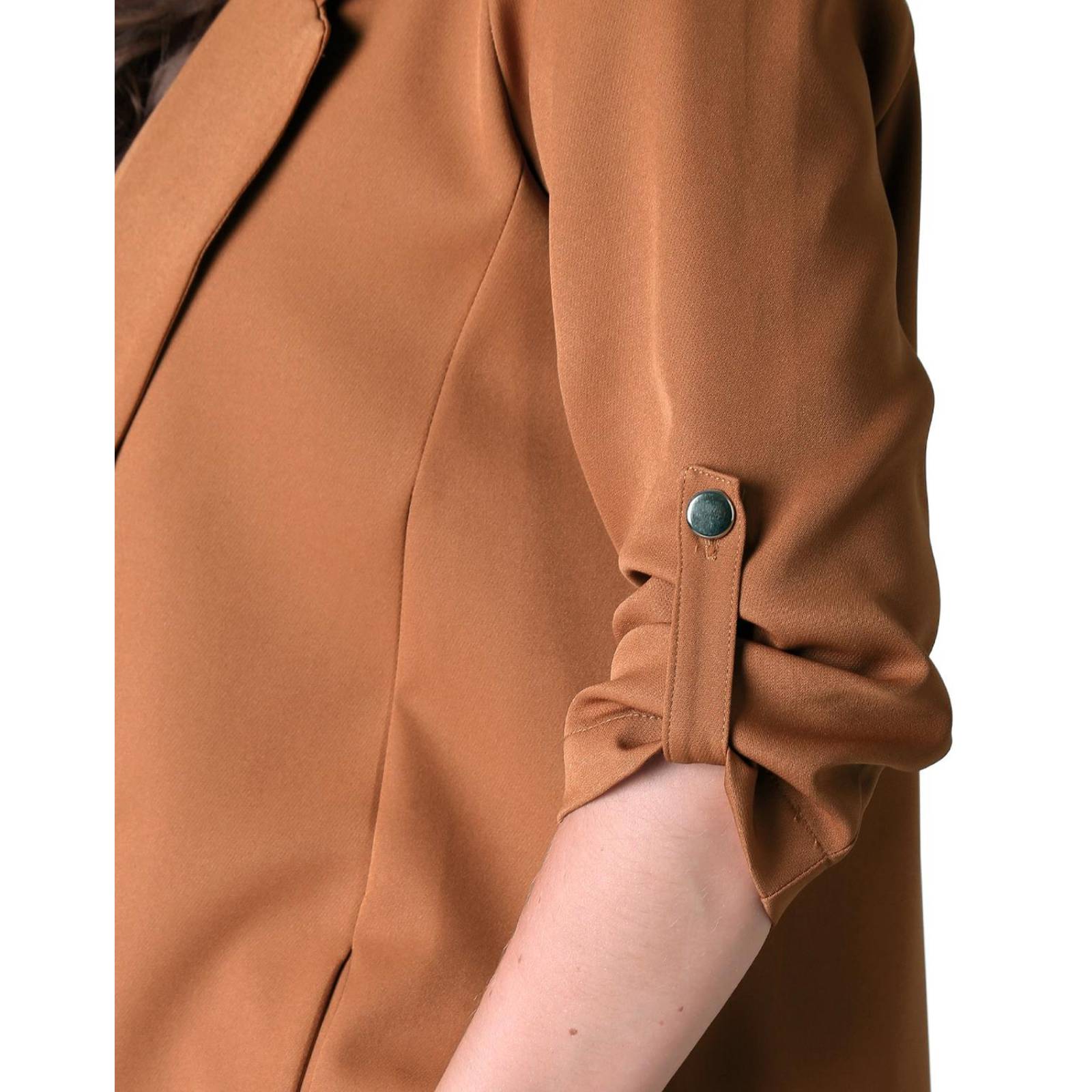 Saco Formal Blazer Mujer Café Stfashion 79304625 