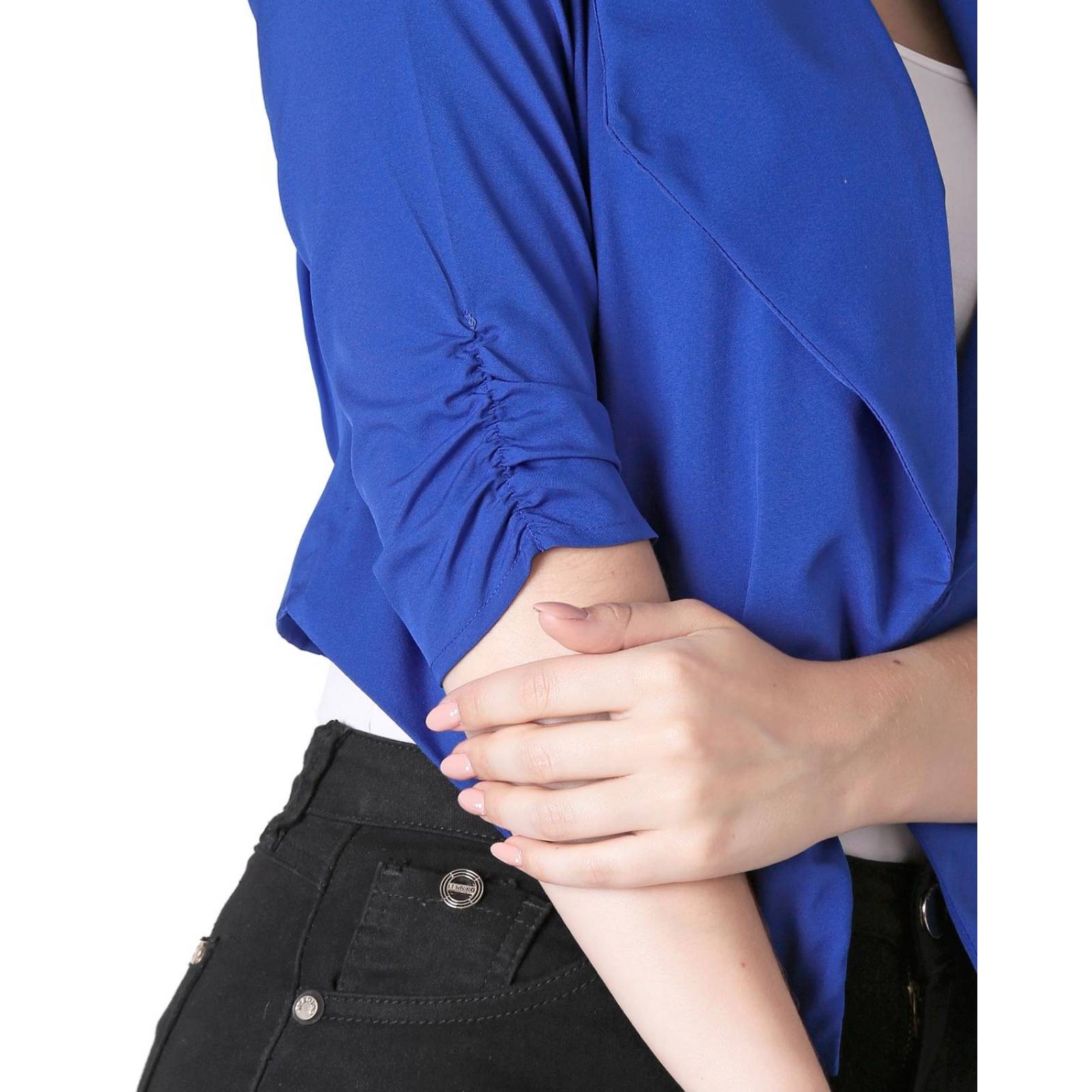 Saco Formal Blazer Mujer Azul Stfashion 79304622 