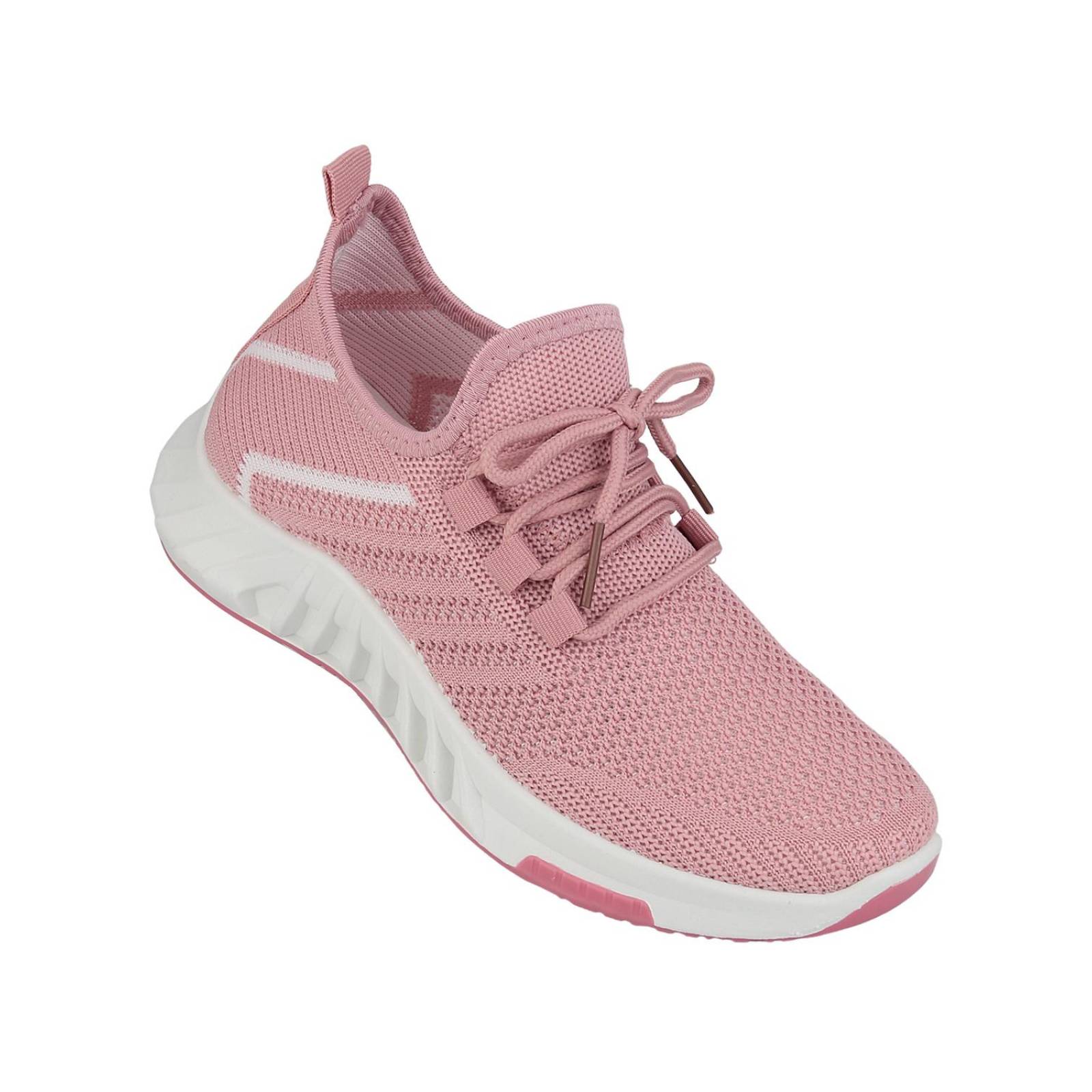 Tenis Deportivo Mujer Rosa Textil Via Urbana 06803812