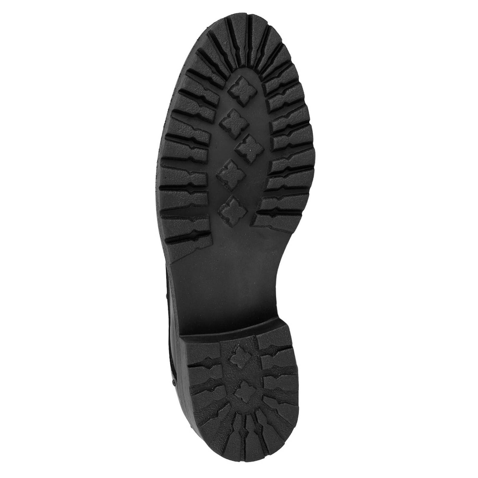 Zapato Mujer Oxford Vestir Tacón Negro Stfashion 12103800 