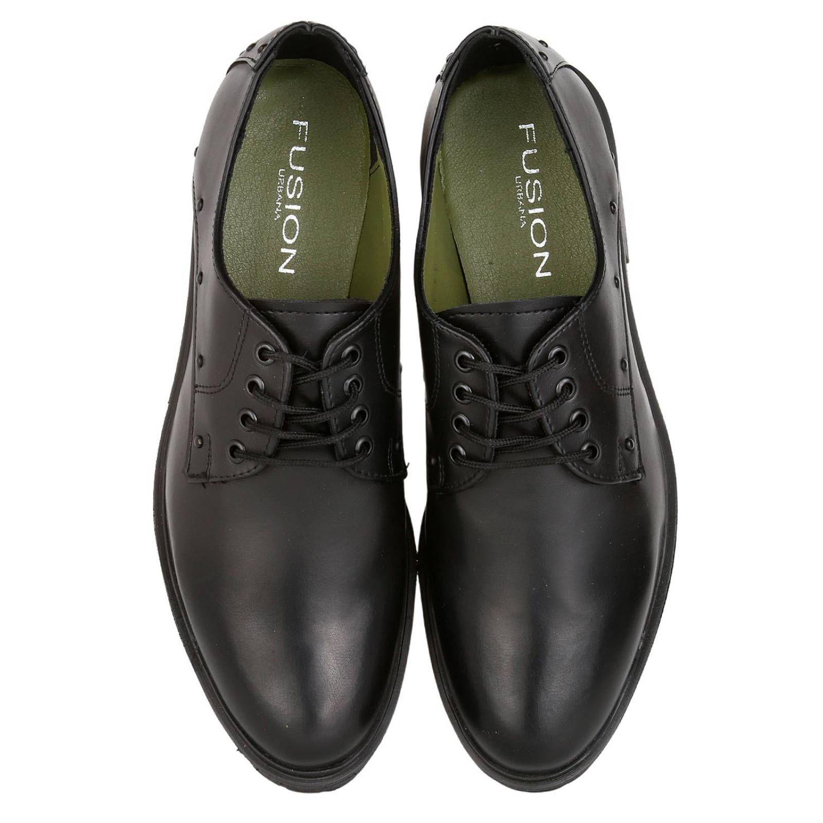 Zapato Mujer Oxford Vestir Tacón Negro Stfashion 12103800 