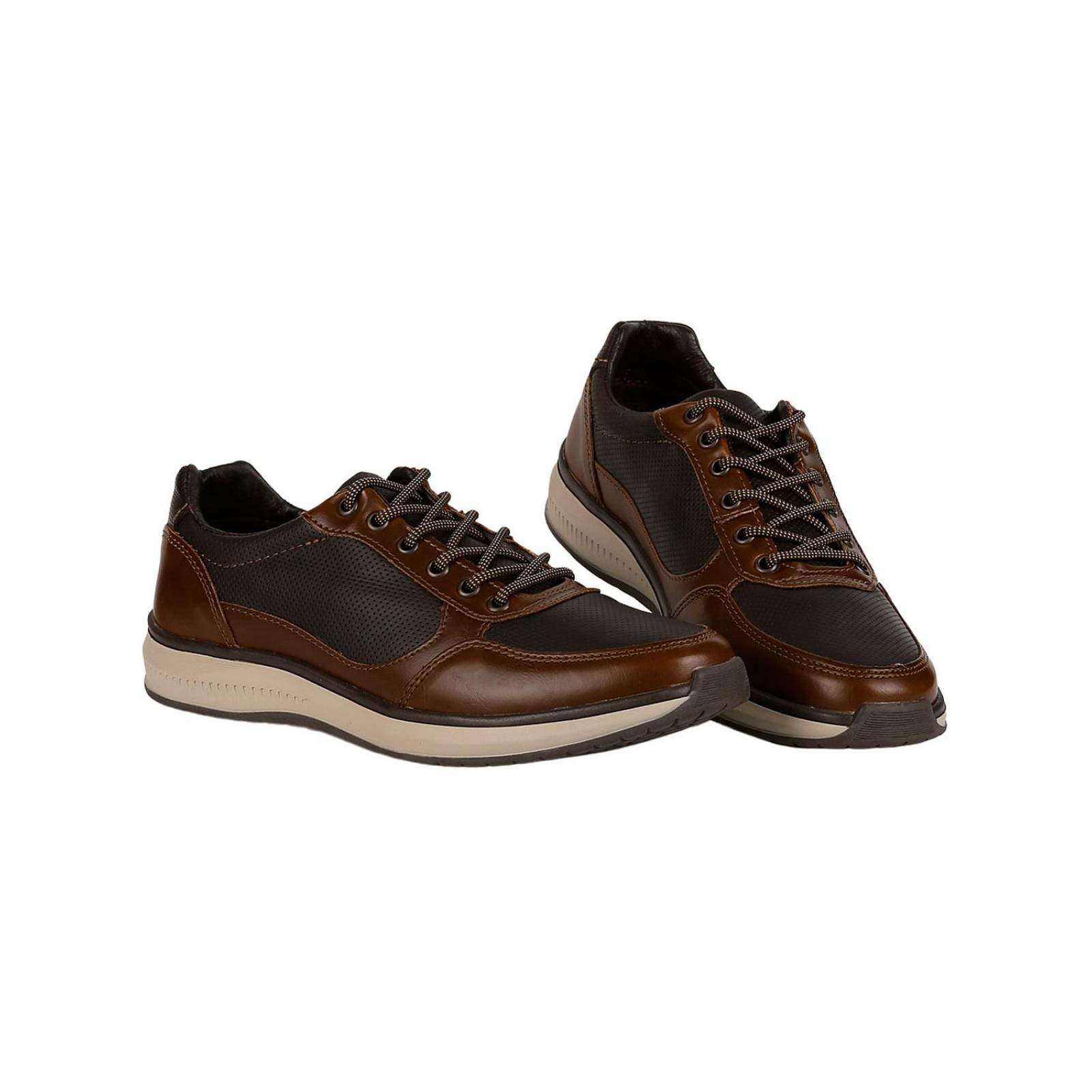 Zapato Hombre Oxford Casual Café Piel Stfashion 12403800 