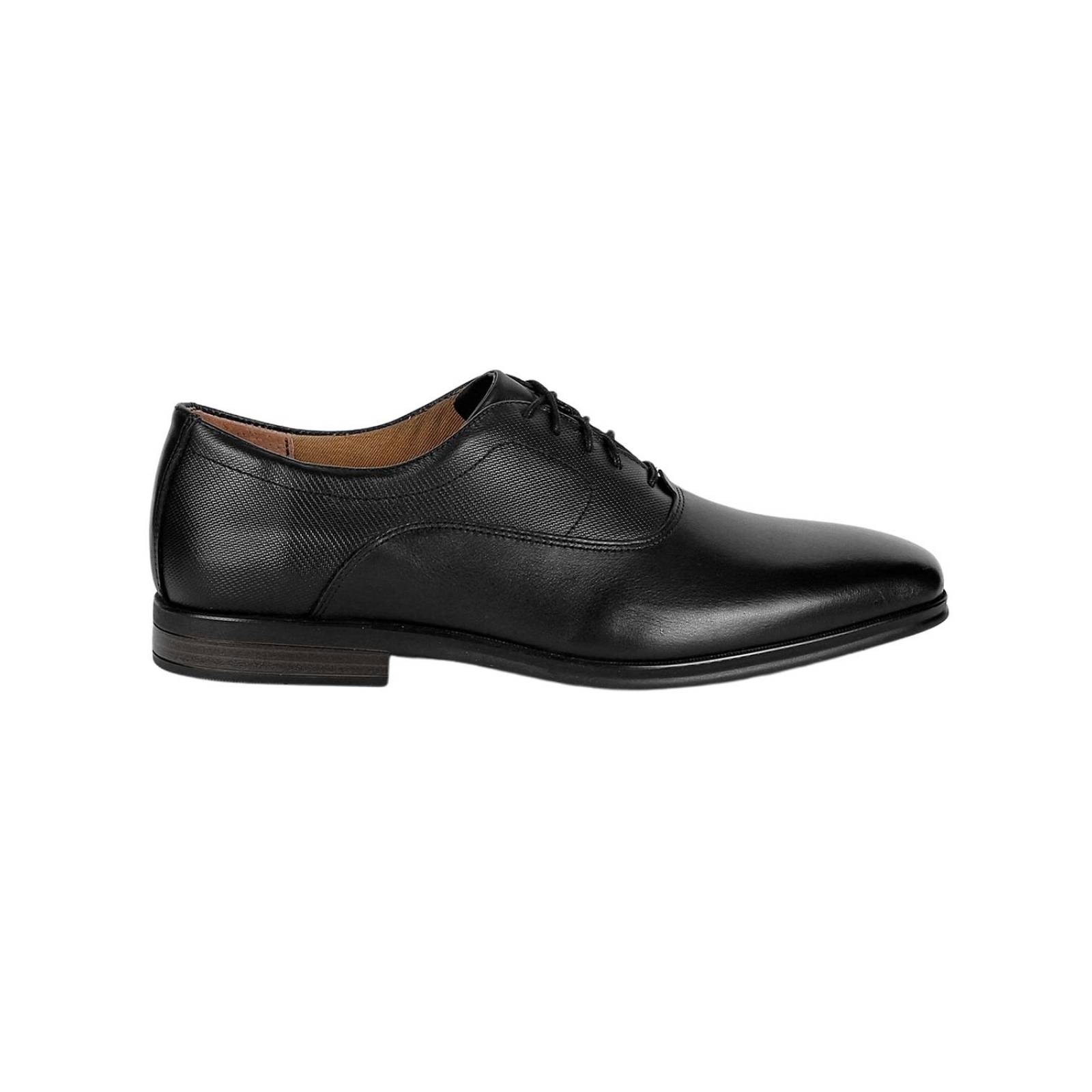 Zapato Hombre Oxford Vestir Oxford Negro Piel Flexi 02503833 