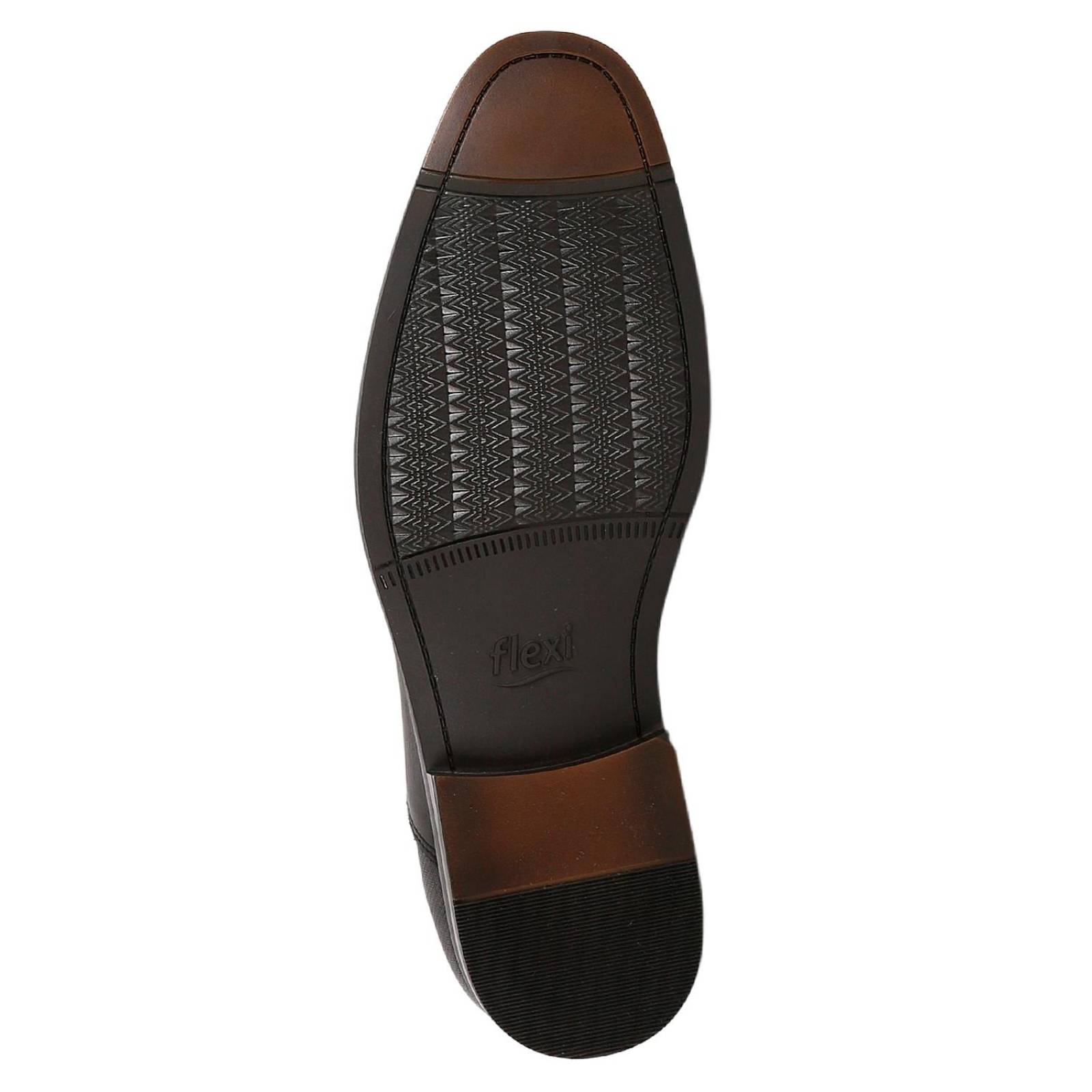 Zapato Hombre Oxford Vestir Oxford Negro Piel Flexi 02503833 