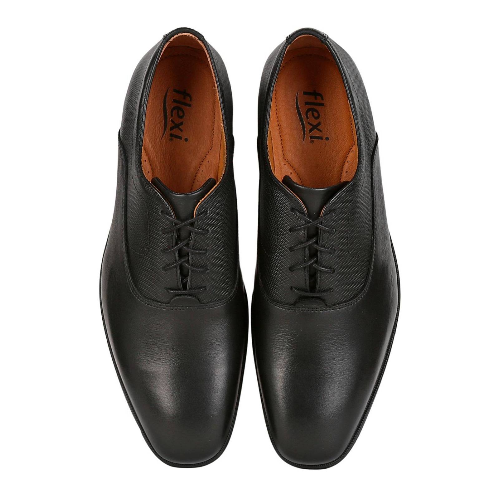 Zapato Hombre Oxford Vestir Oxford Negro Piel Flexi 02503833 