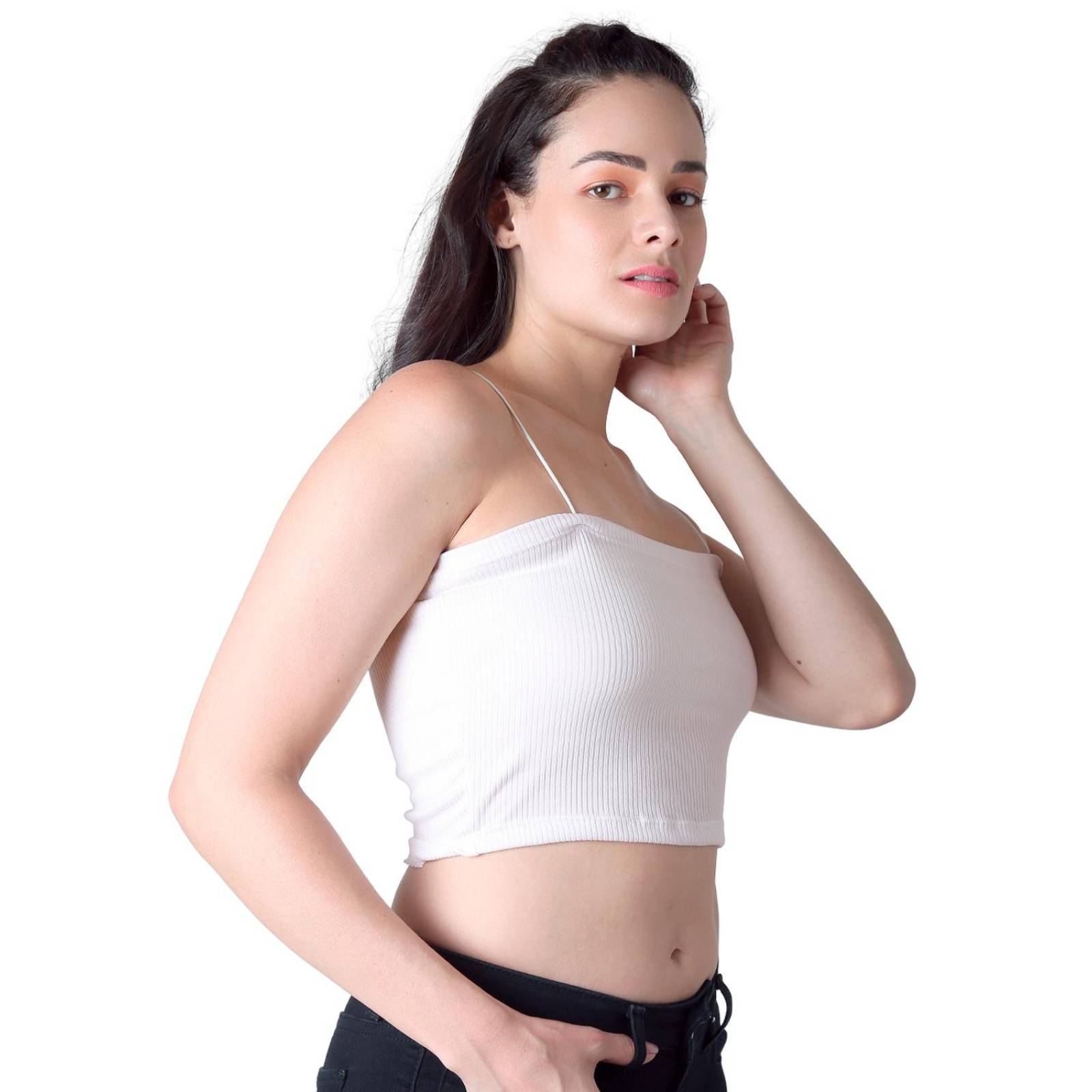 Playera Moda Top Mujer Crema Stfashion 50004658 