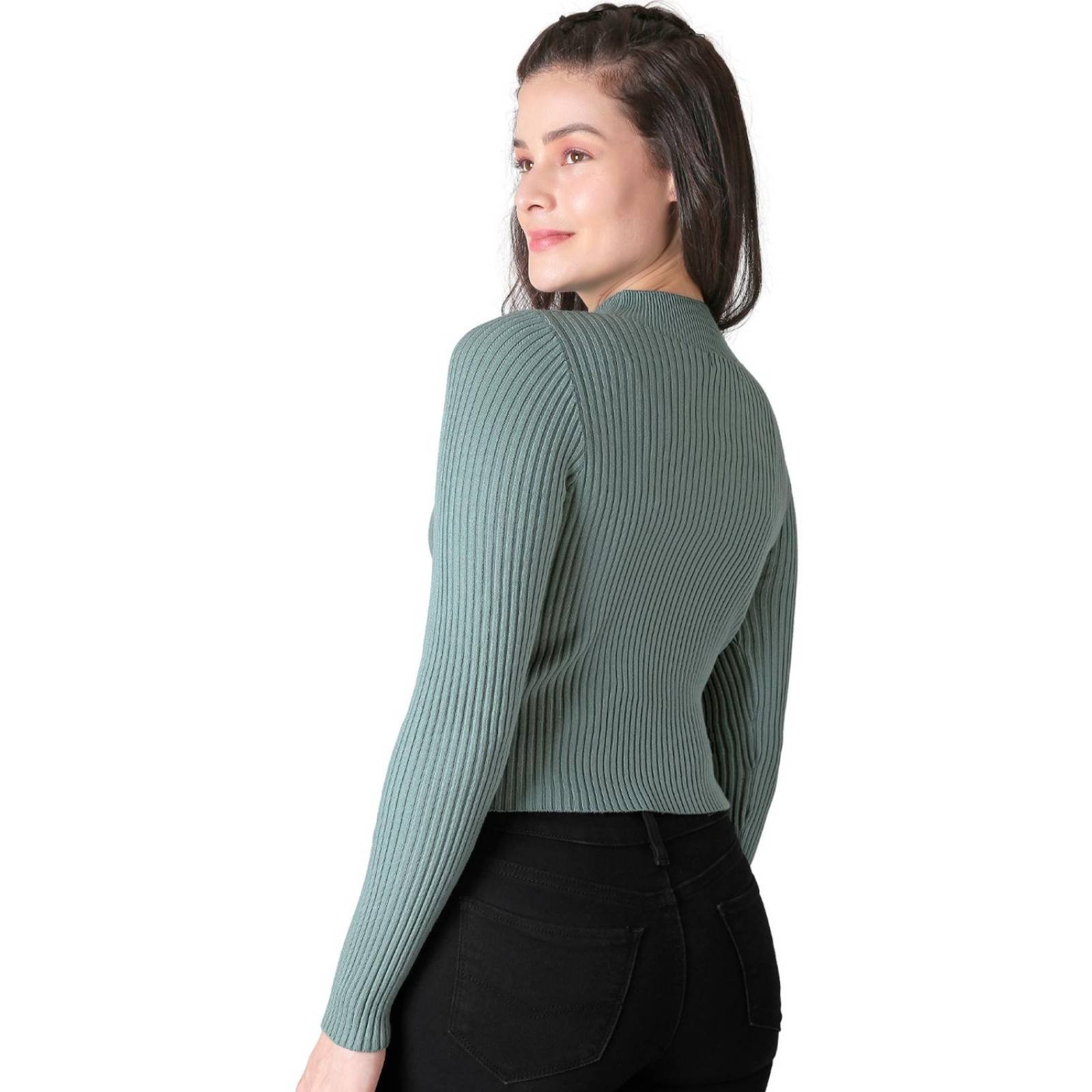 Sweater Mujer Verde Uk 56704849 – SALVAJE TENTACIÓN