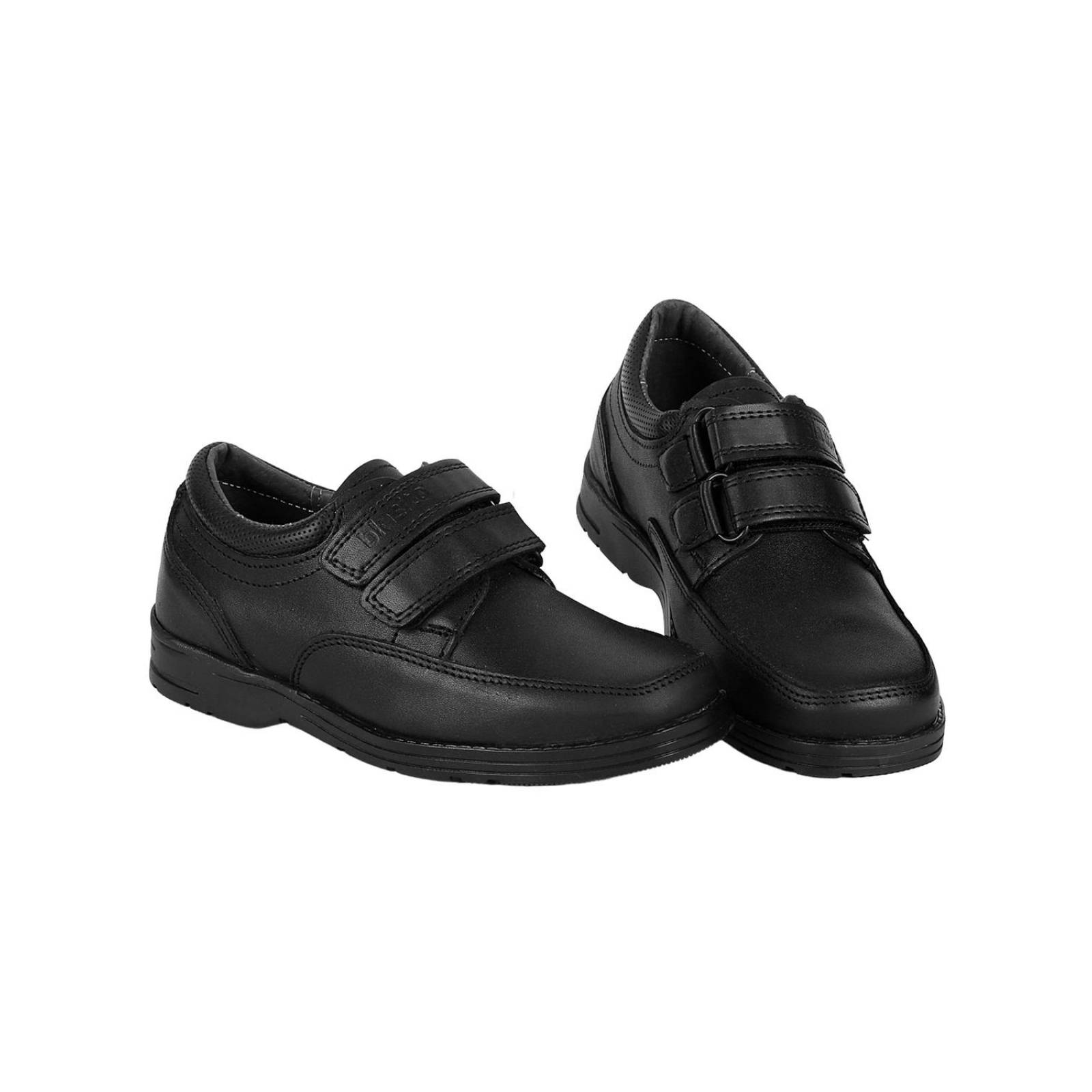 Zapato Niño Escolar Negro Piel Blasito 10603801 