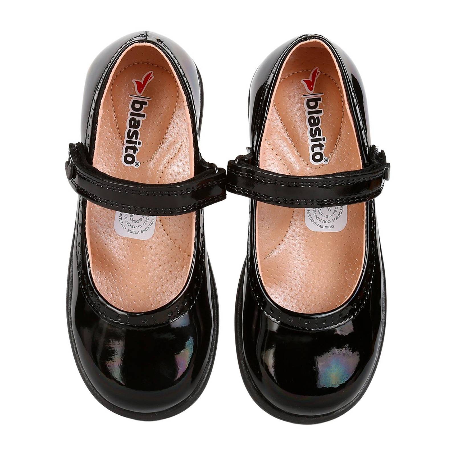 Zapato Niña Escolar Negro Blasito 10603800 