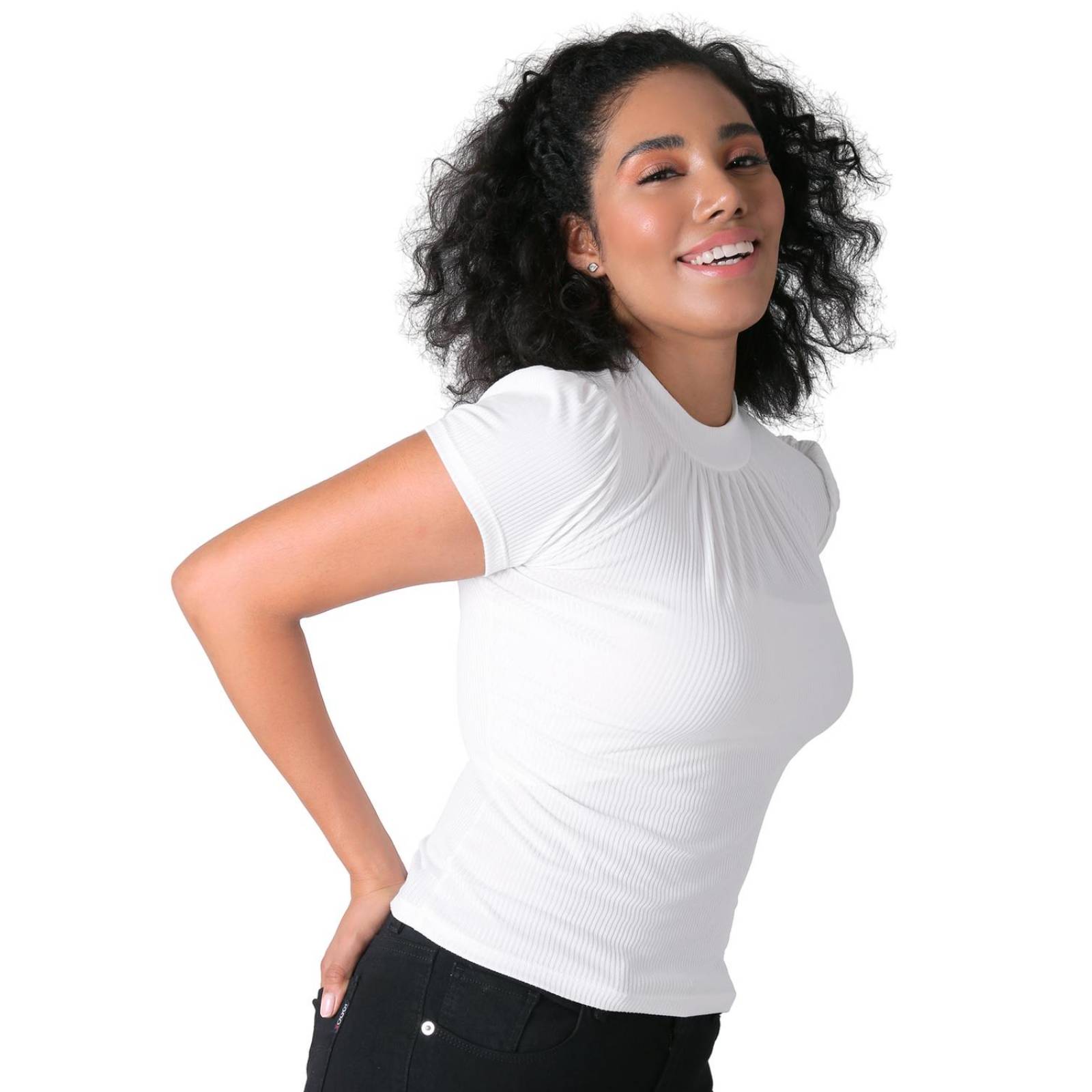 Blusa Mujer Crema Stfashion 69704611 .