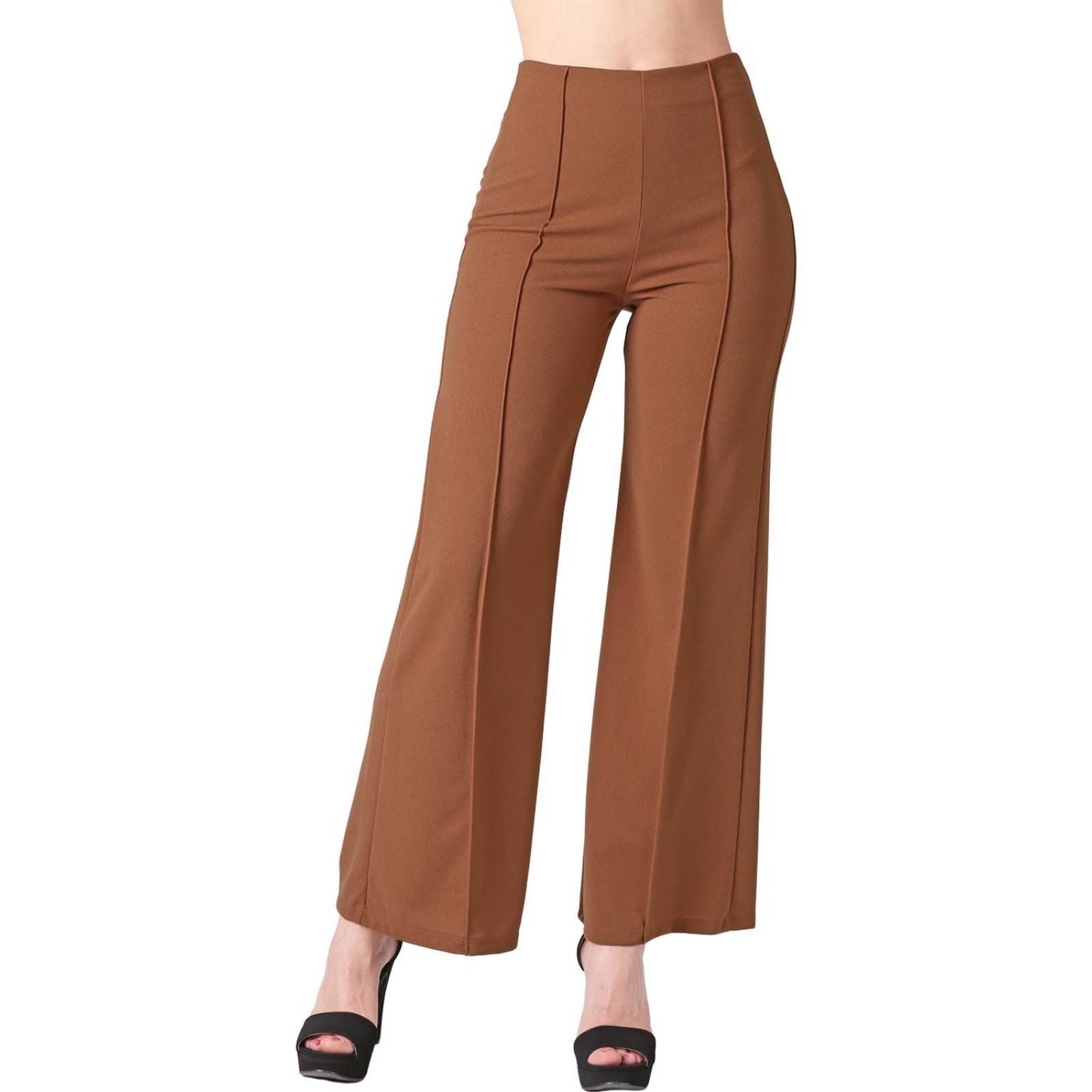 Pantalón Mujer Moda Café Stfashion 72904645 .