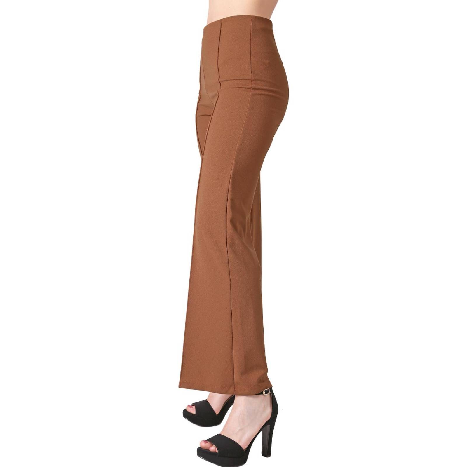 Pantalón Mujer Moda Café Stfashion 72904645 .