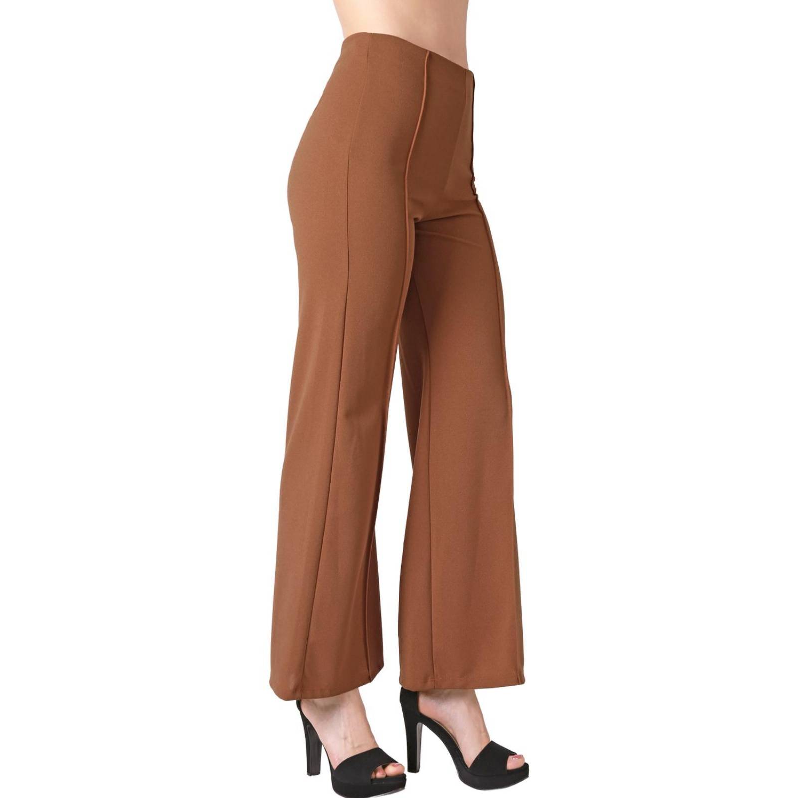 Pantalón Mujer Moda Café Stfashion 72904645 .