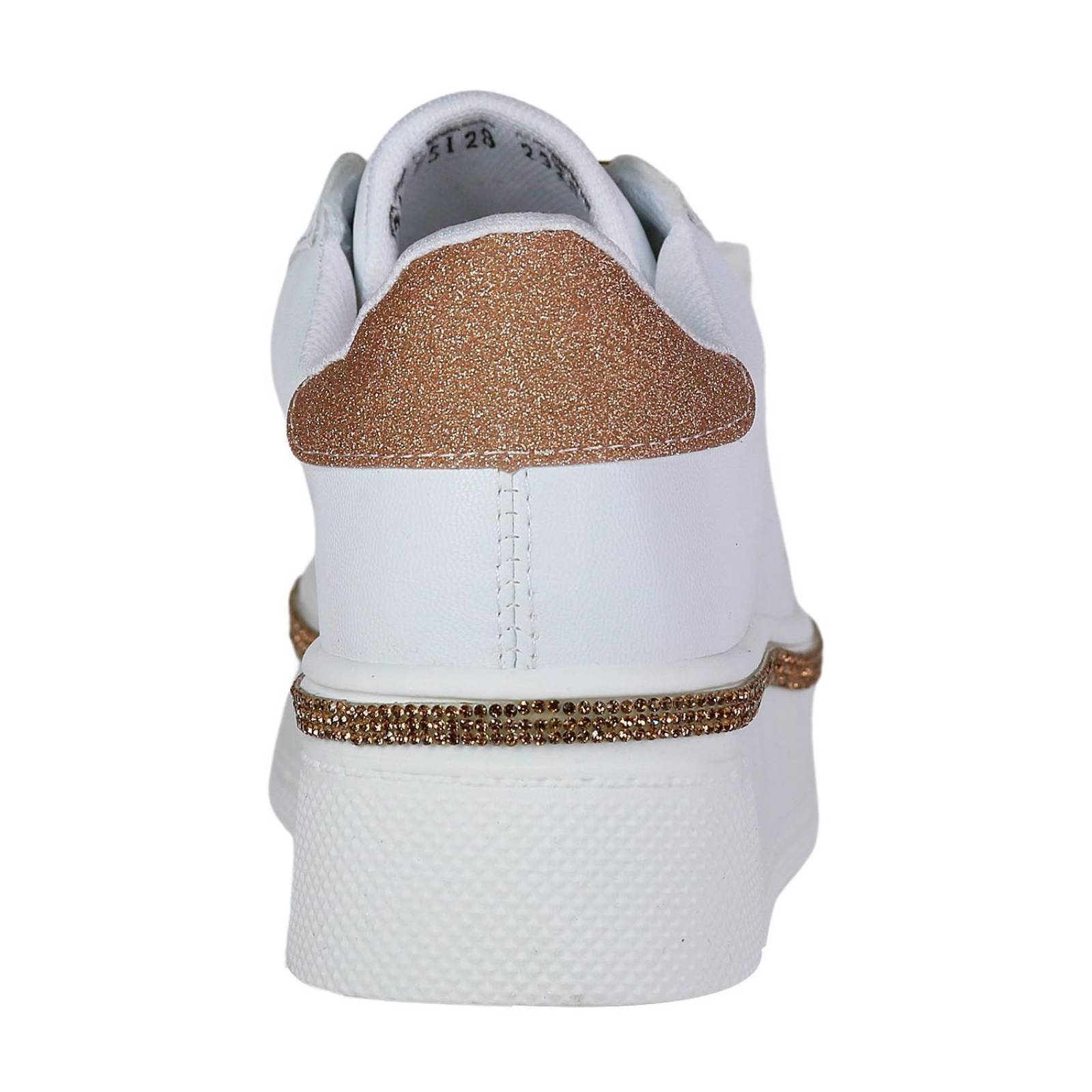 Tenis Mujer Casual Plataforma Blanco Stfashion 16903906 