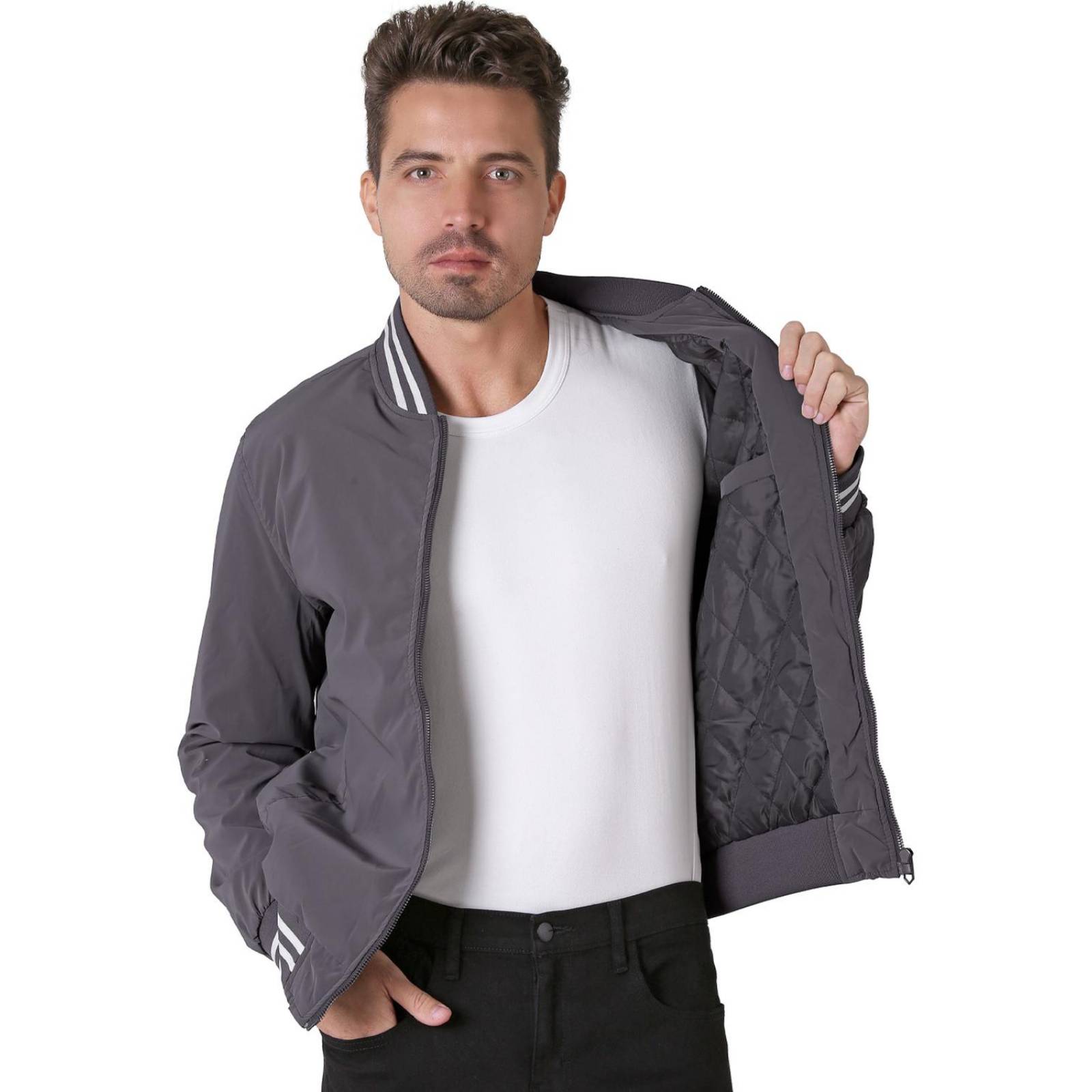 Chamarra Hombre Gris Roosevelt 50104802 