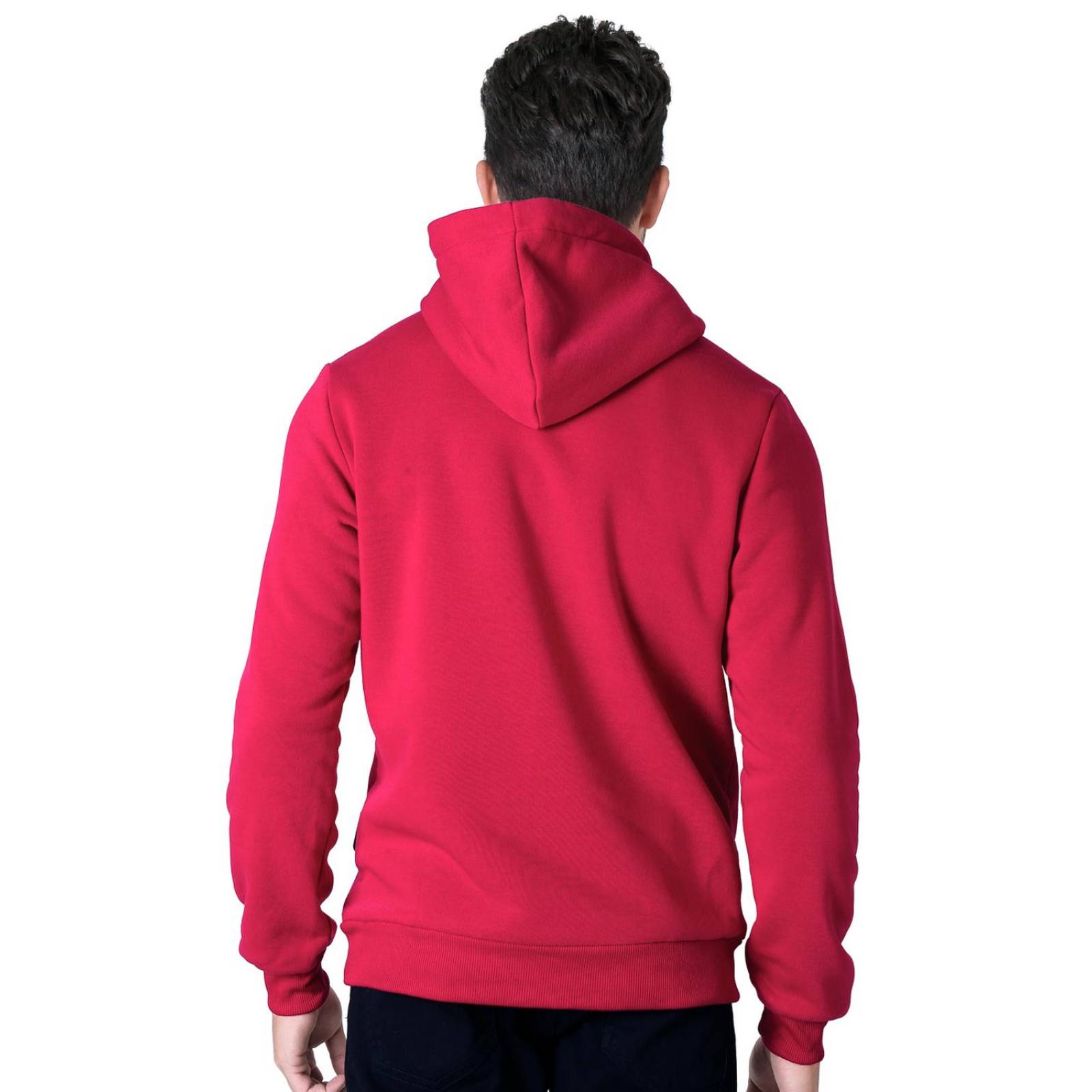 Sudadera Hombre Básico Capucha Rojo Giovanni Gali 50704853 