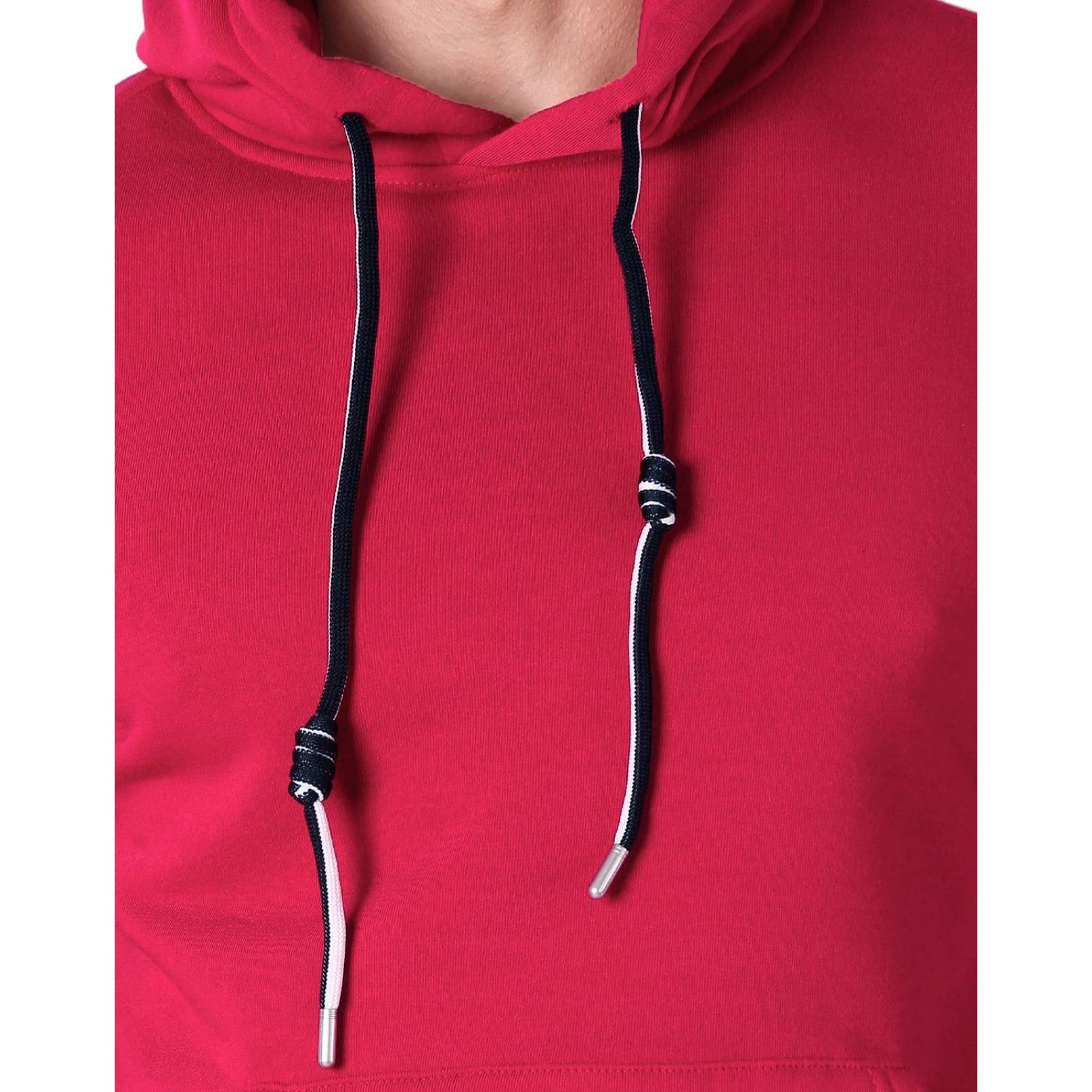 Sudadera Hombre Básico Capucha Rojo Giovanni Gali 50704853 