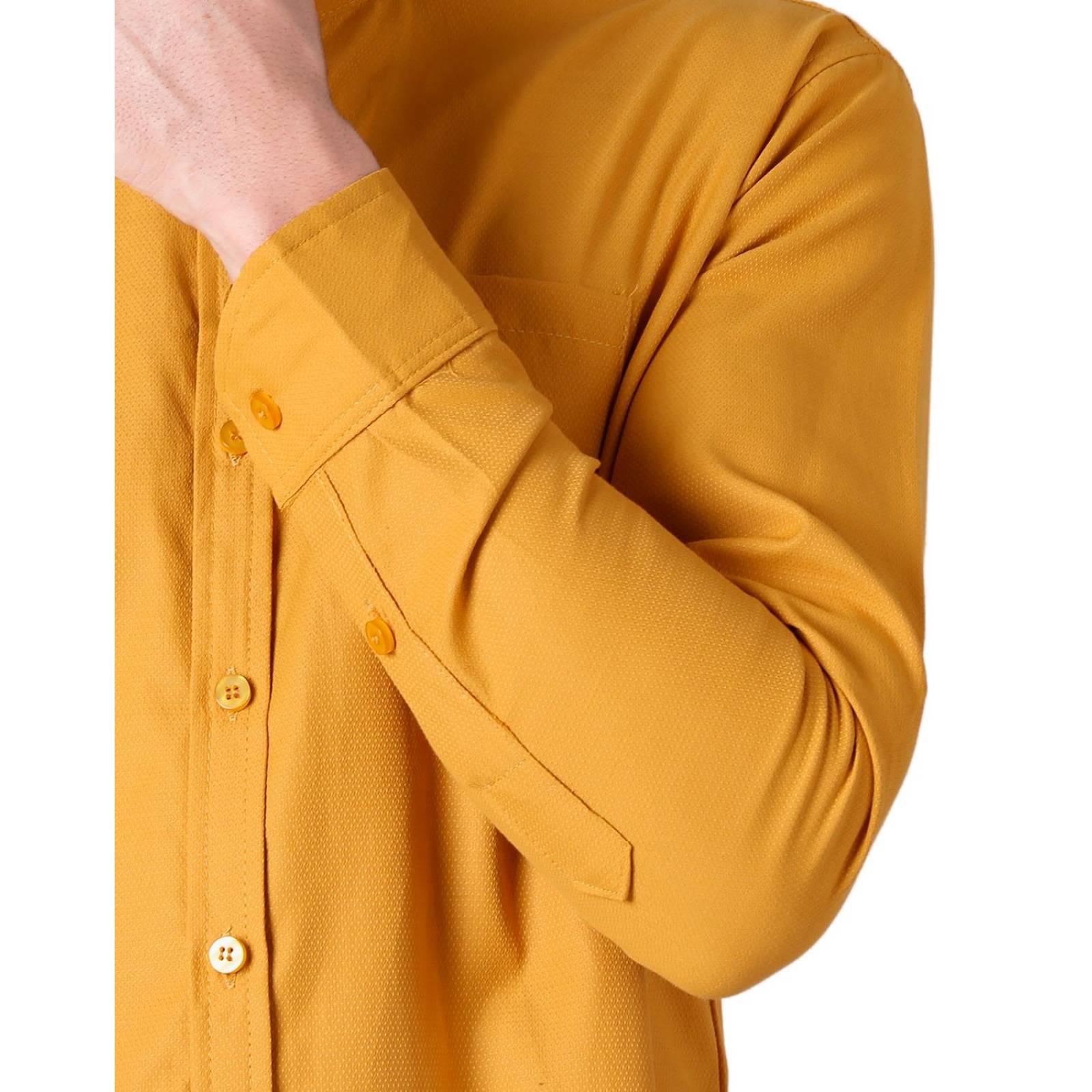 Camisa Hombre Casual Slim Mostaza Stfashion 50504621 