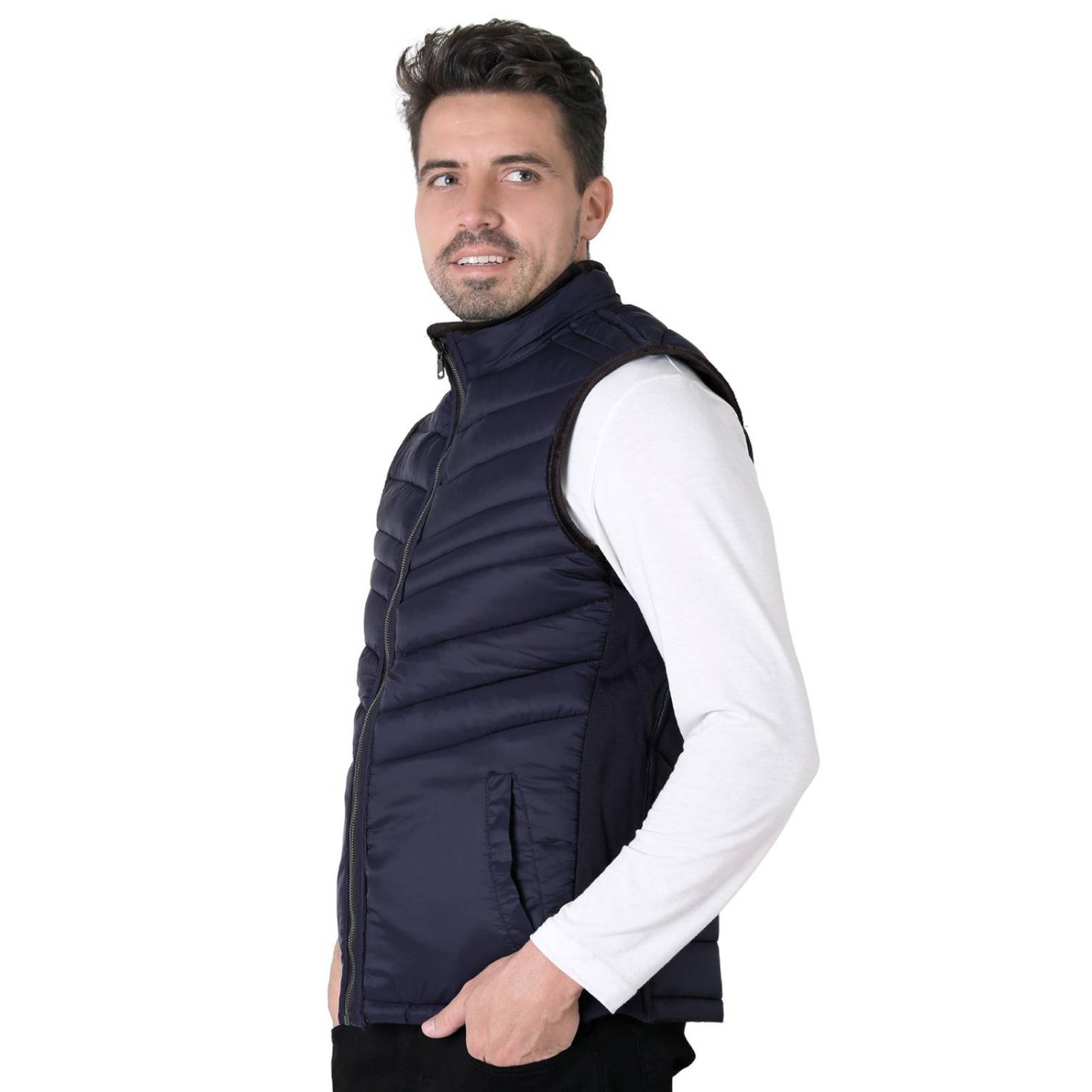 Chaleco Reversible Hombre Café Salvaje Tentación 50704837 
