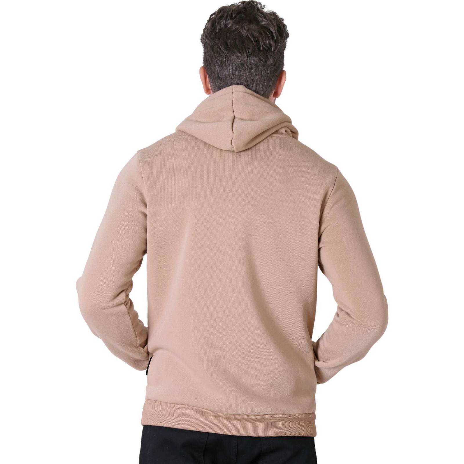 Sudadera Basico Con Capucha Hombre Beige Salvaje Tentación 50704854 