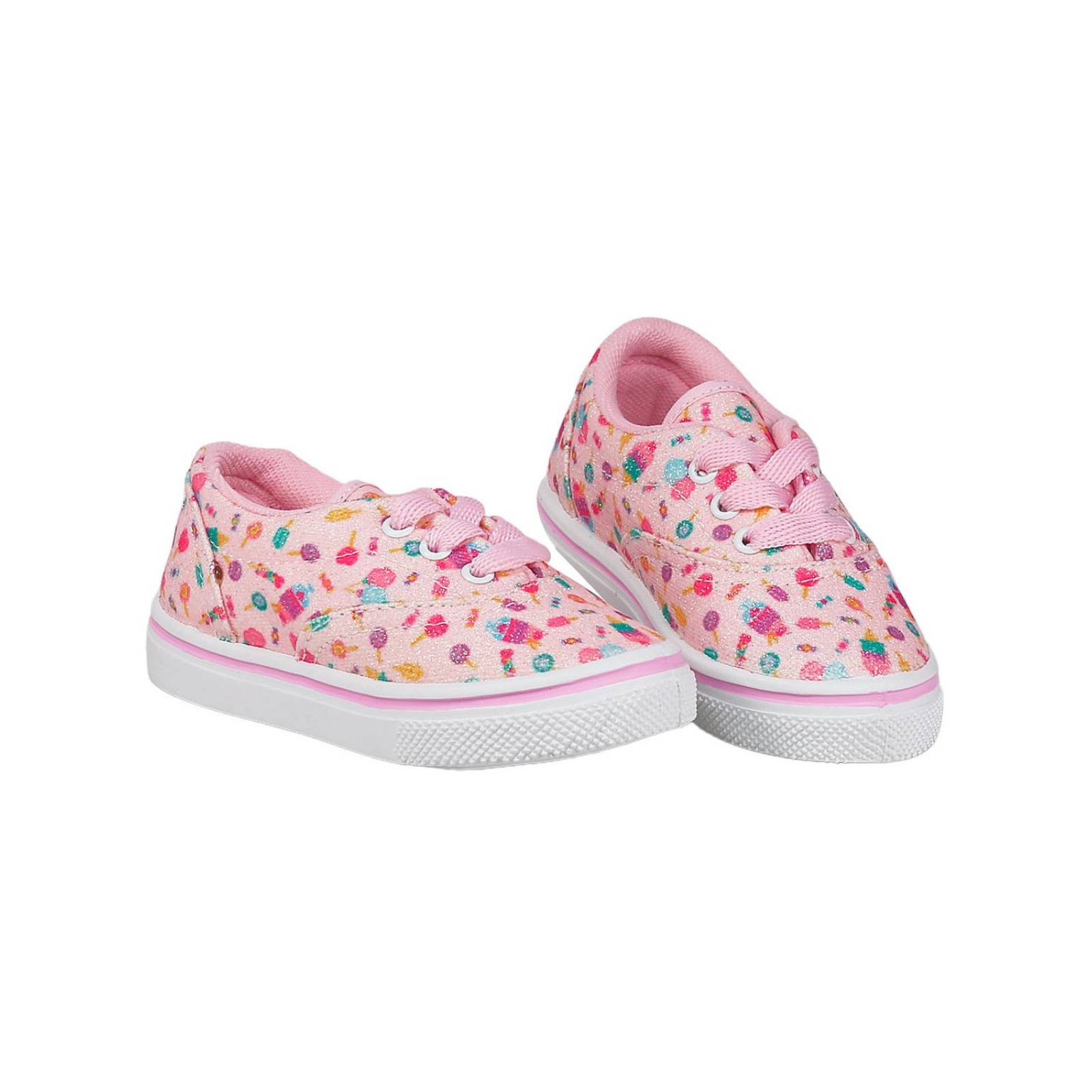 Tenis Casual Piso Niña Rosa Textil Willis 01603900 