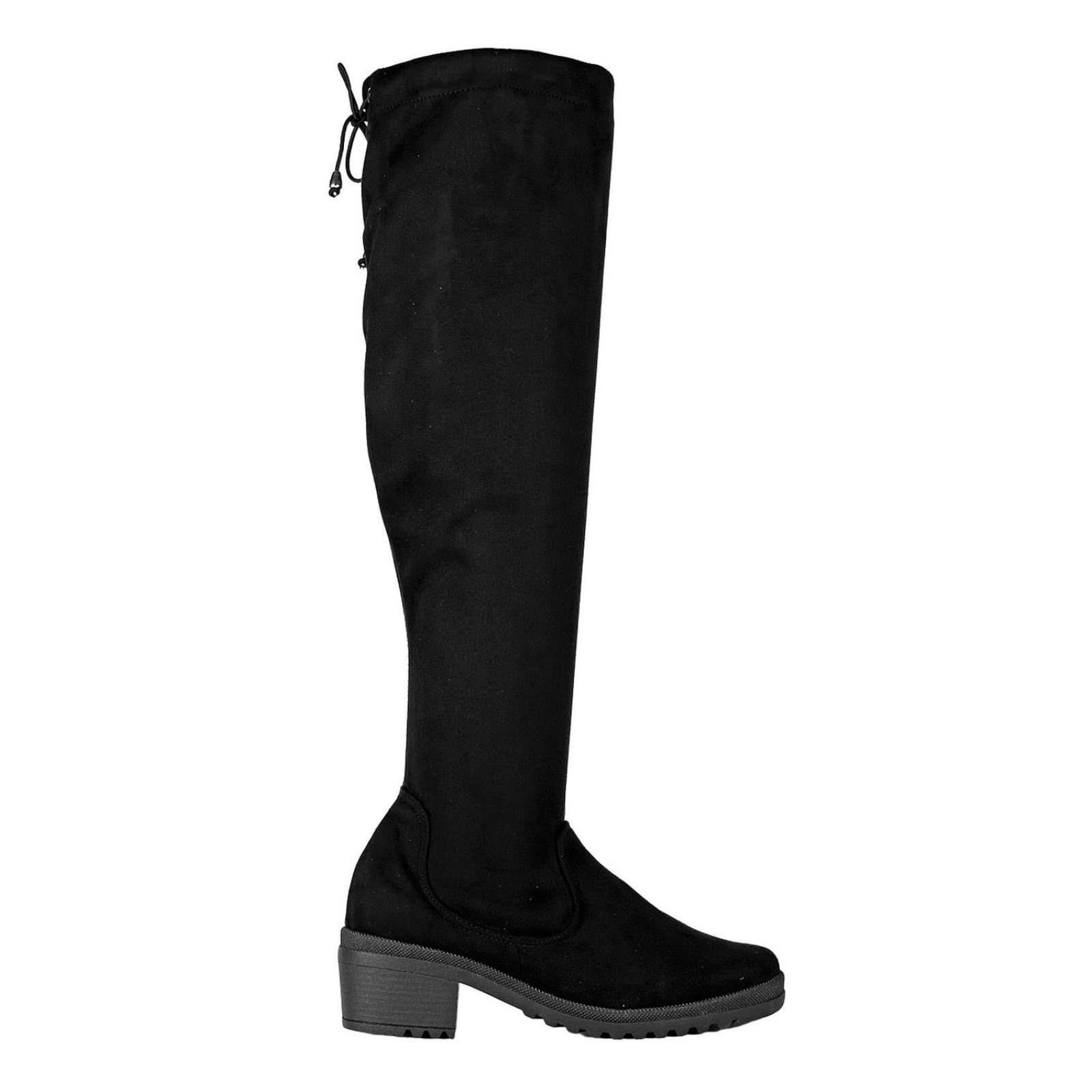 Bota Mujer Casual Tacón Negro Stfashion 04603905 