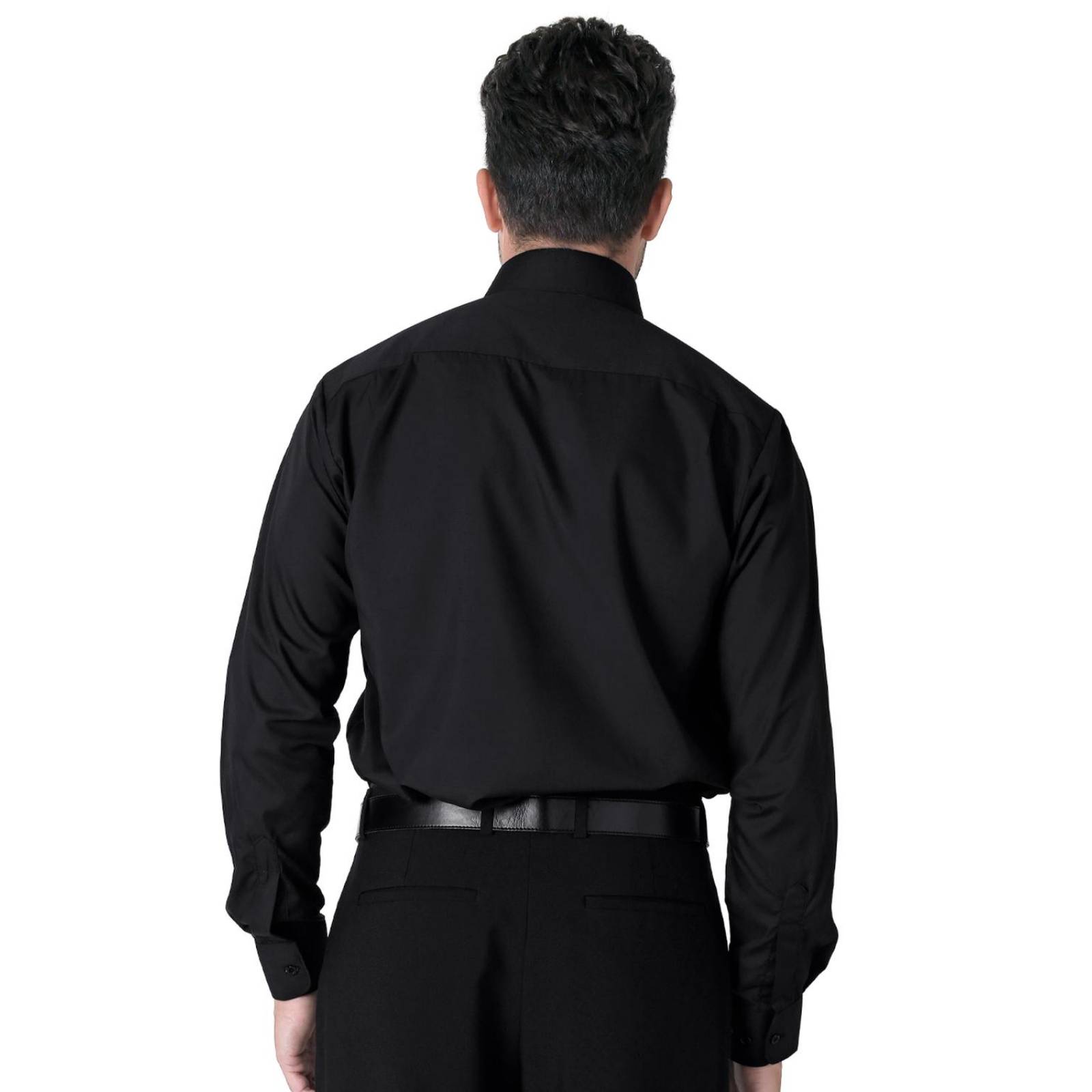 Camisa Hombre Vestir Regular Negro Lavin 54104601