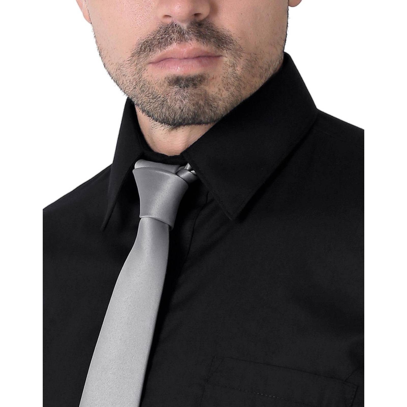 Camisa Hombre Vestir Regular Negro Lavin 54104601