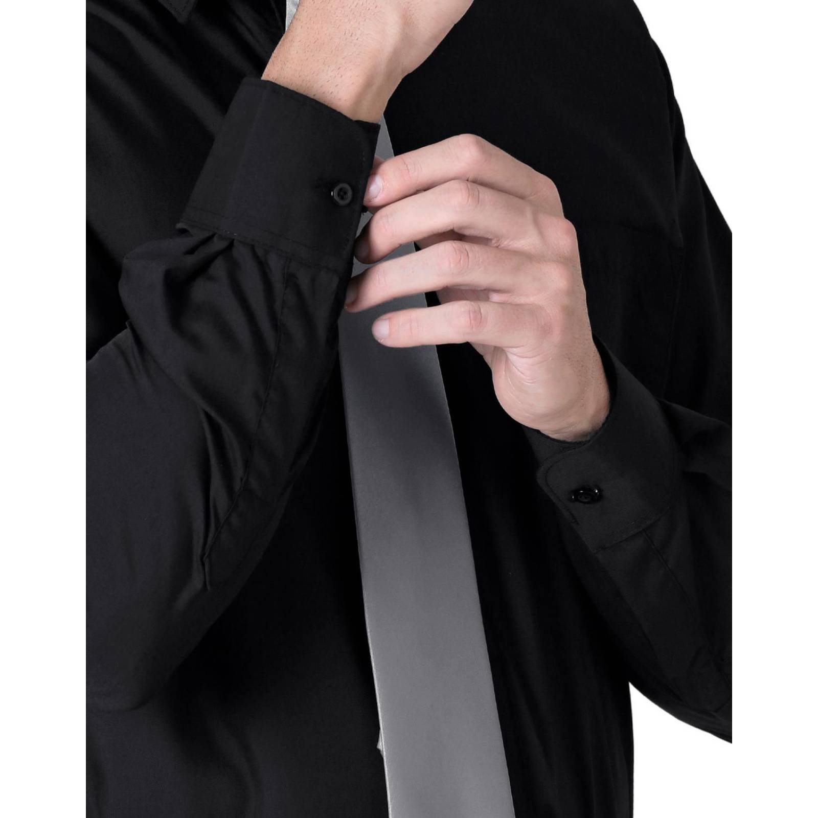 Camisa Hombre Vestir Regular Negro Lavin 54104601