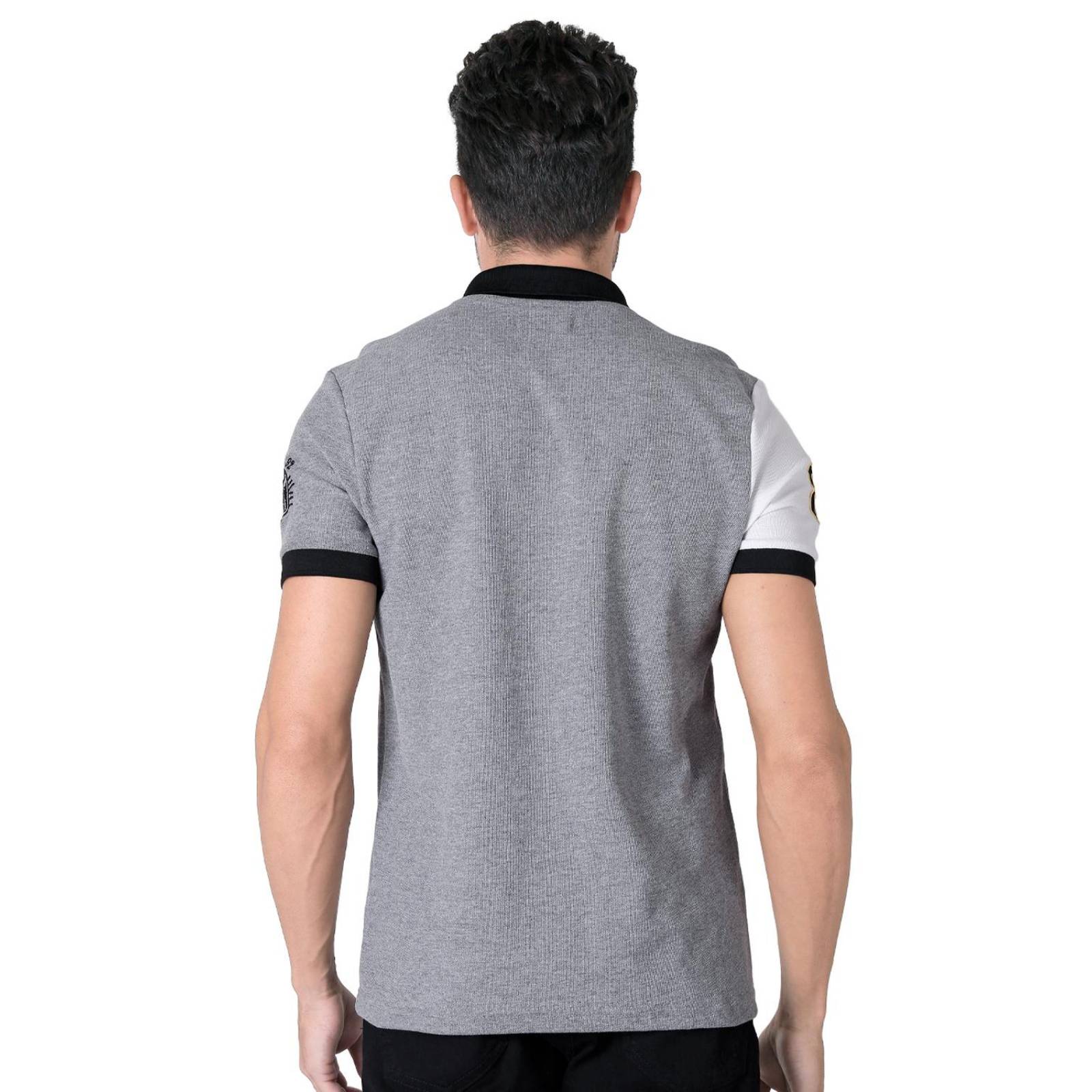 Playera Hombre Moda Polo Gris Stfashion 71604630