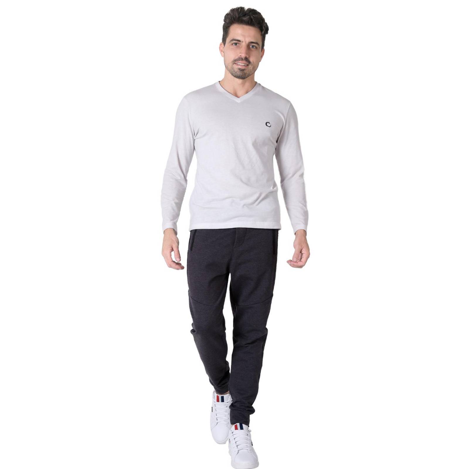 Pants Jogger Hombre Gris Stfashion 71604629 