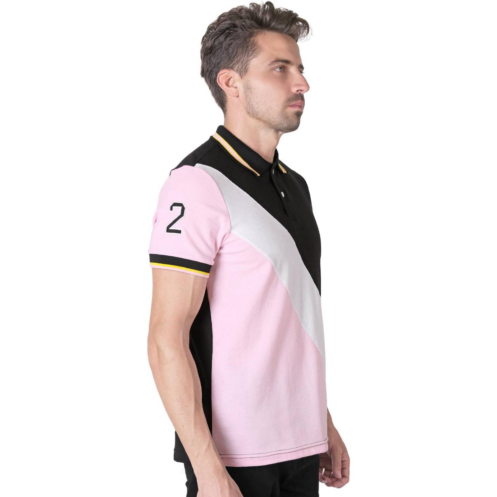 Playera Hombre Moda Polo Negro Stfashion 71604640 