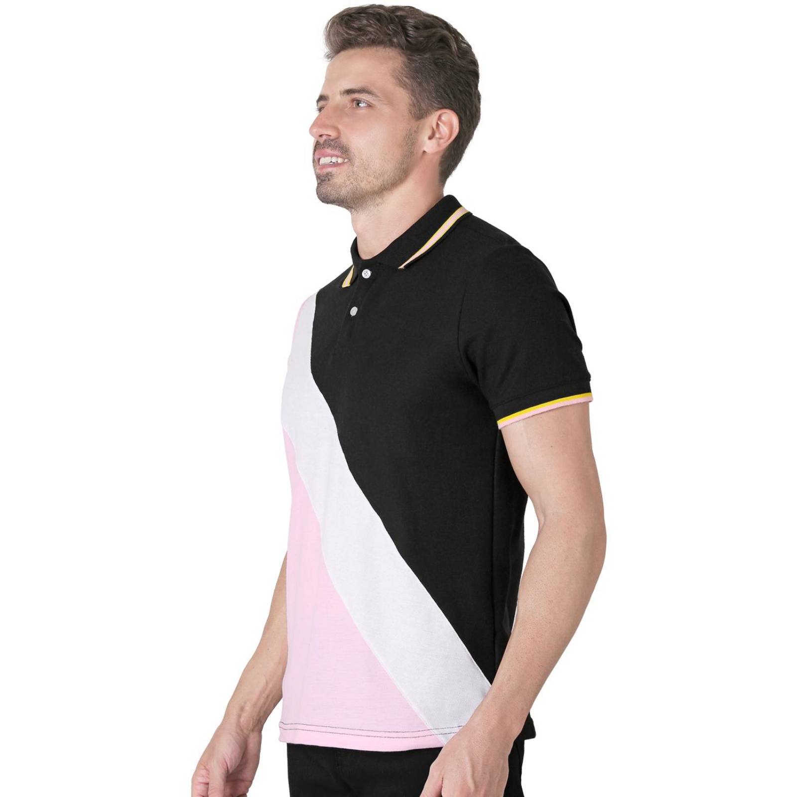 Playera Hombre Moda Polo Negro Stfashion 71604640 