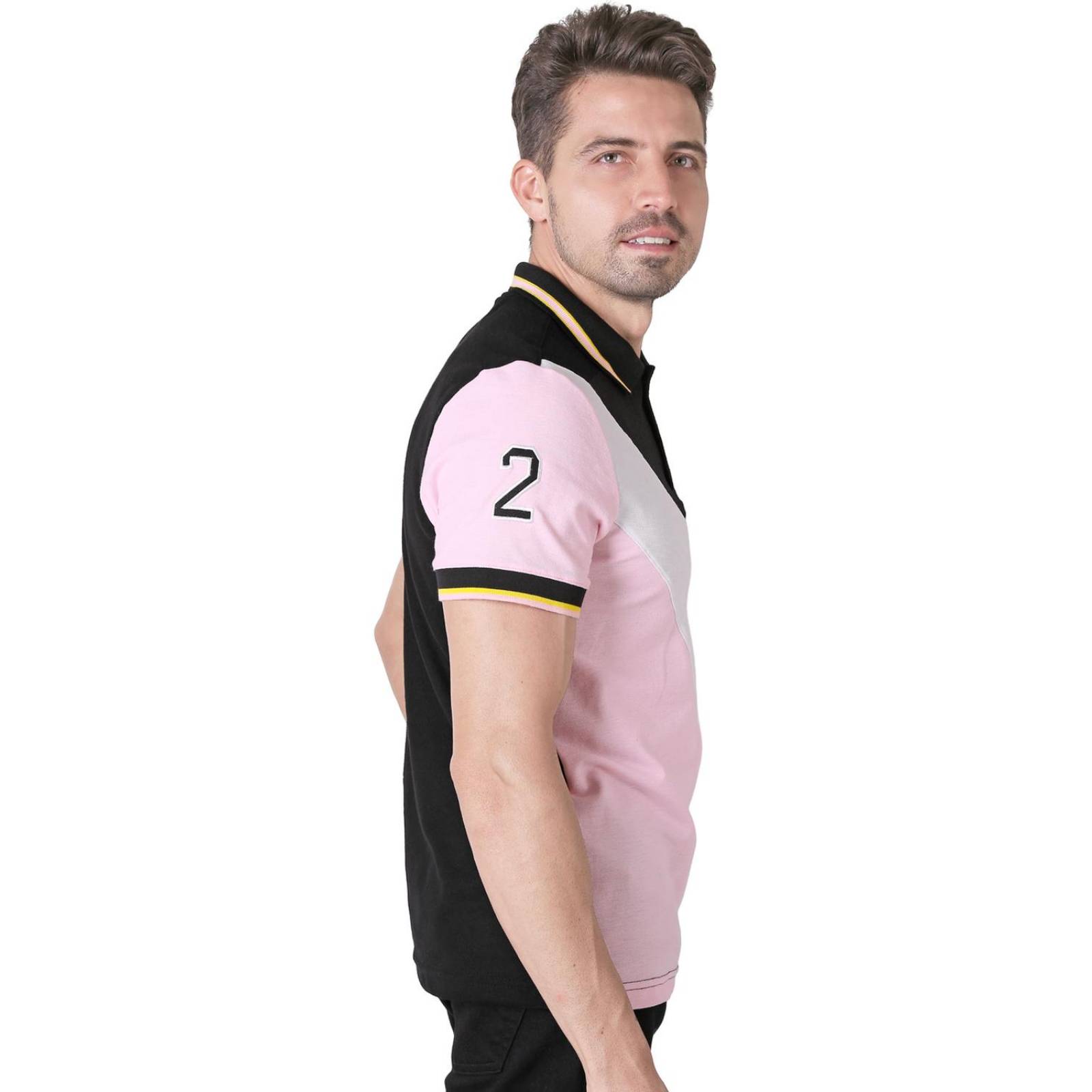 Playera Hombre Moda Polo Negro Stfashion 71604640 