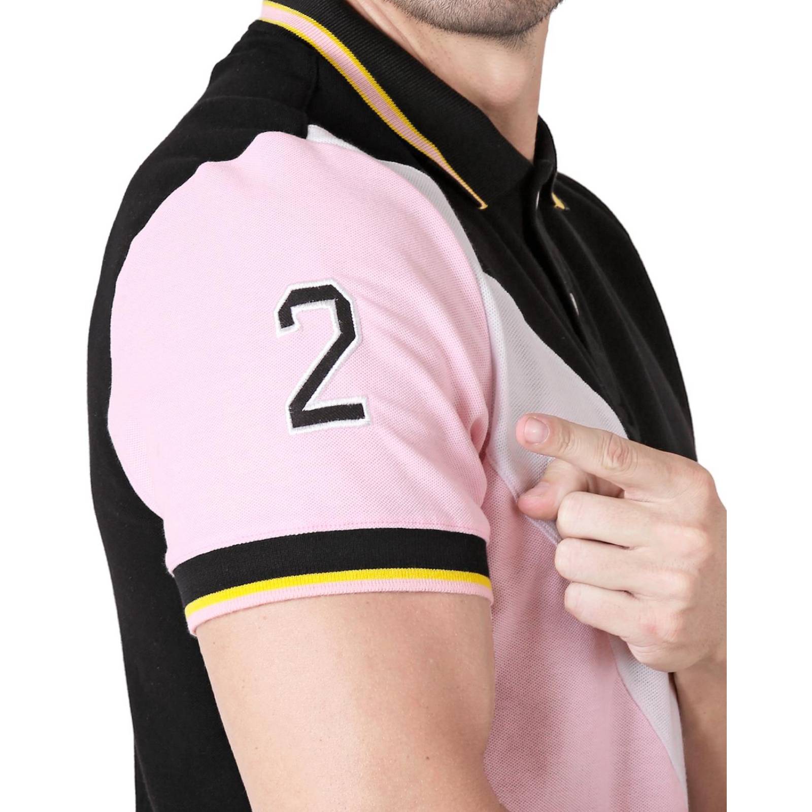 Playera Hombre Moda Polo Negro Stfashion 71604640 