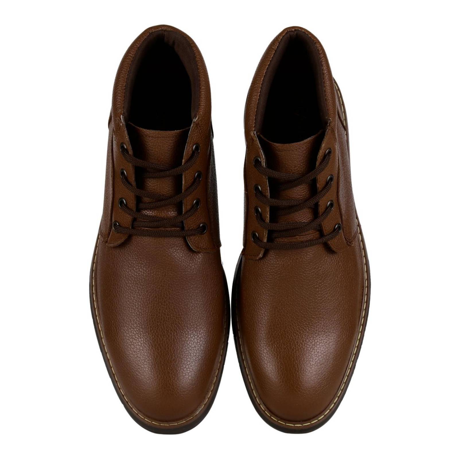 Botín Hombre Casual Café Piel Stfashion 21003908