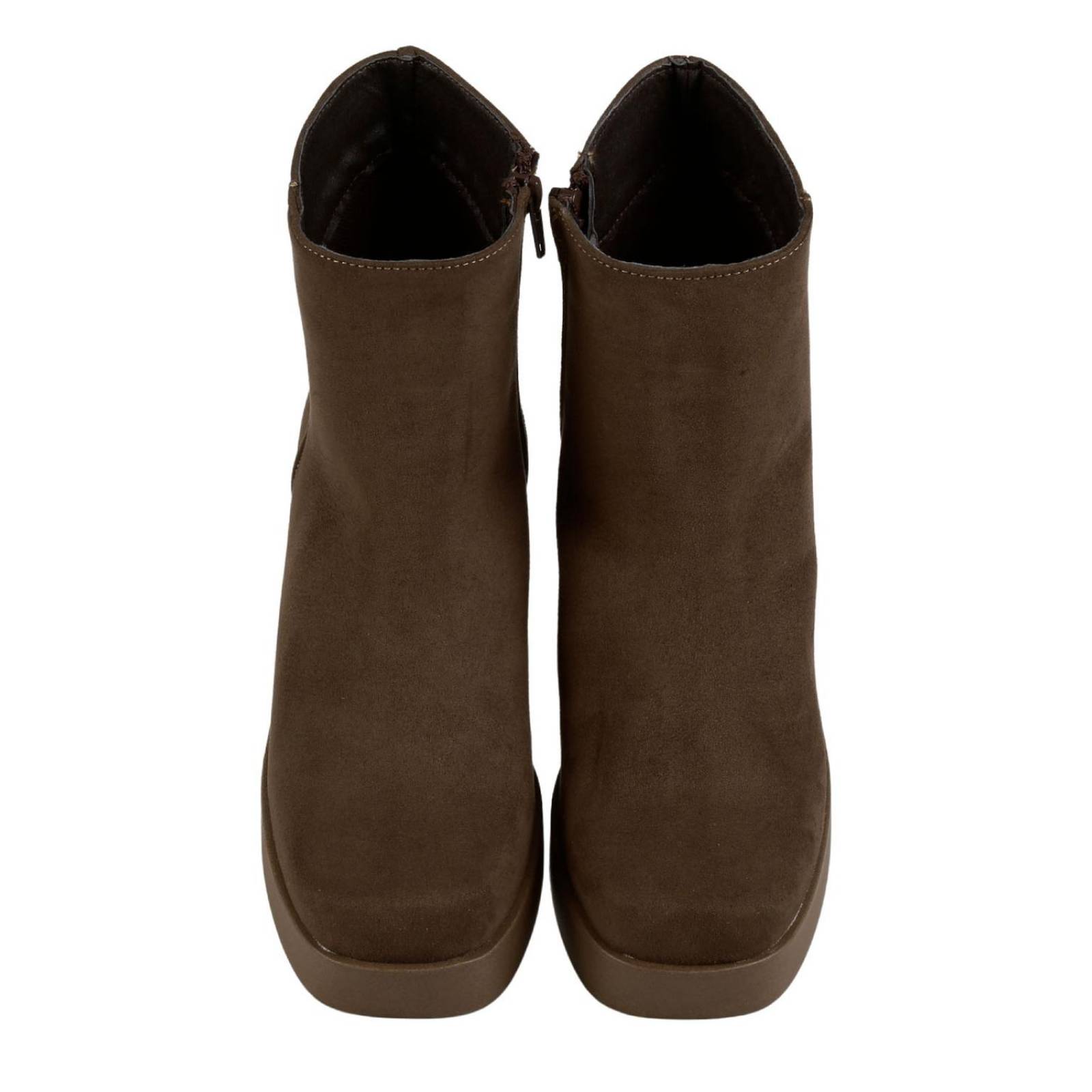 Botín Mujer Casual Tacón Café Stfashion 19503901 