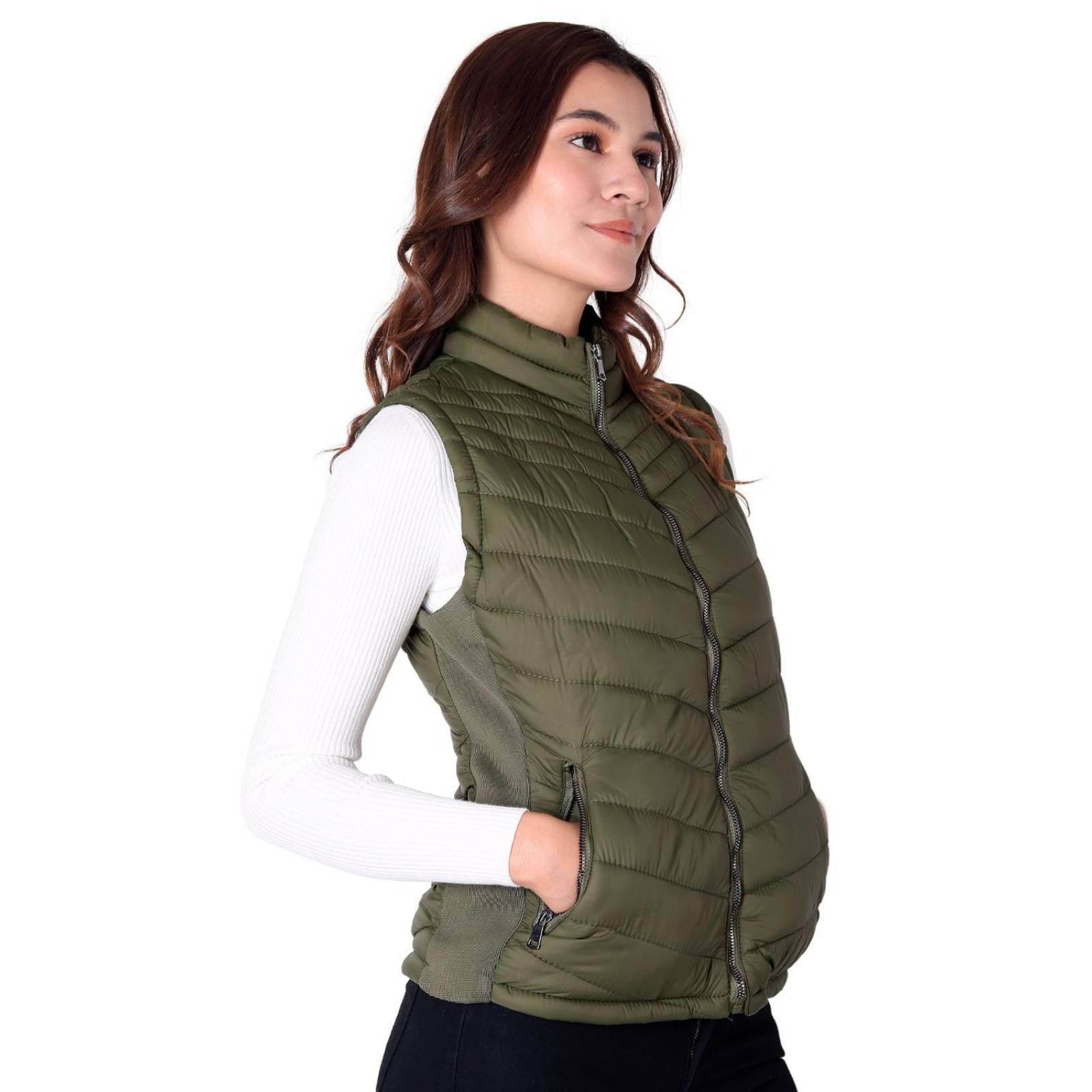Chaleco Invernal Mujer Verde Giovanni Gali 50704858 