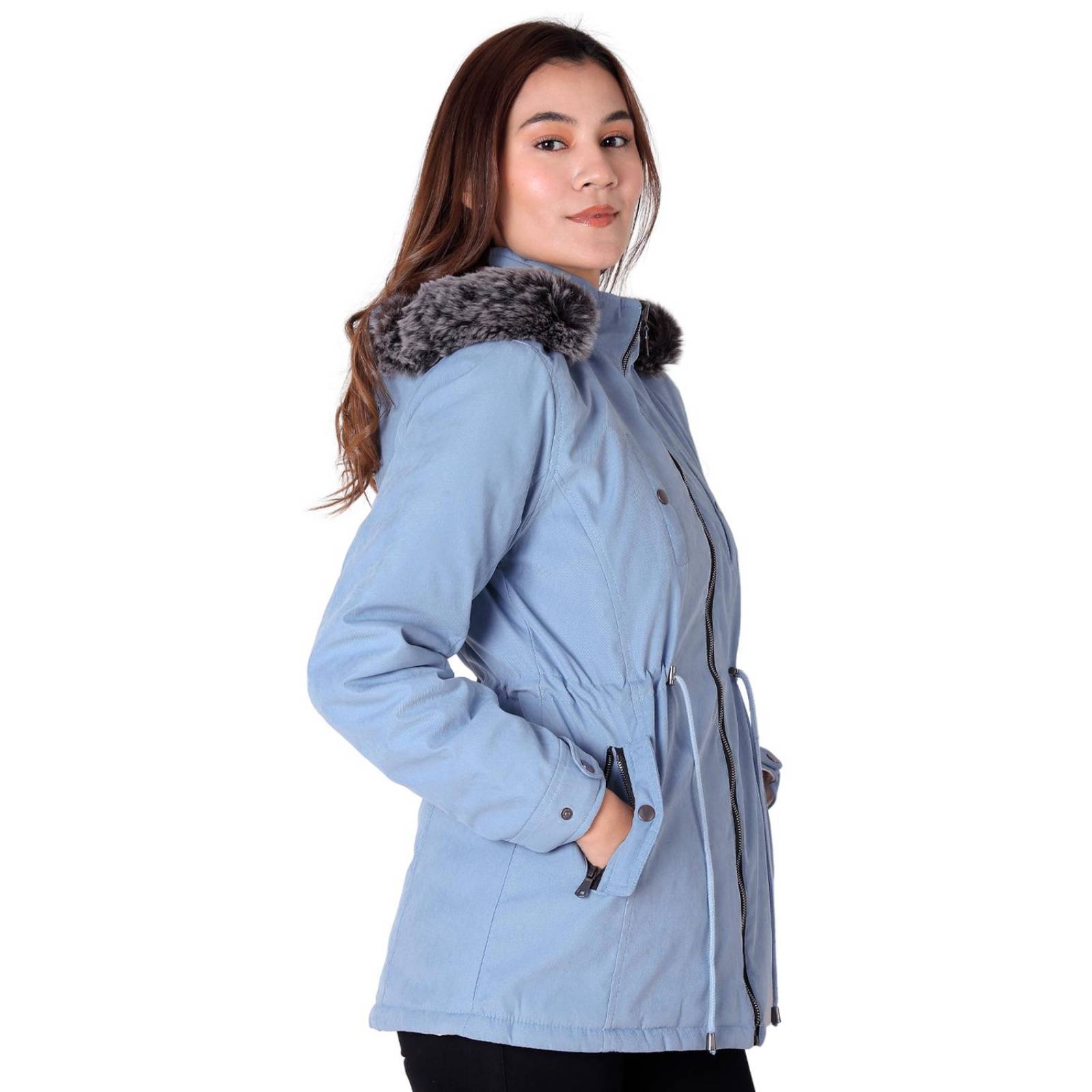 Chamarra Reversible Mujer Azul Roosevelt 50104871 