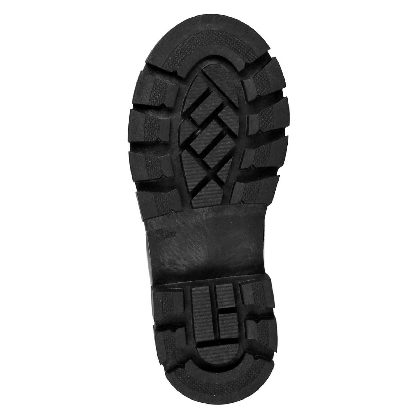 Botín Tacón Niña Negro Tipo Charol Stfashion 11603906 