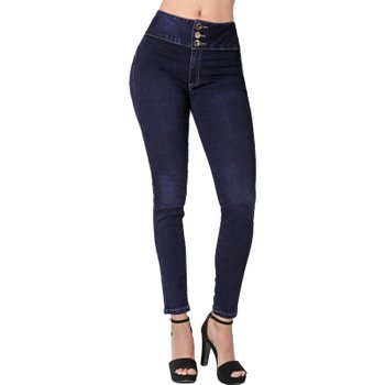 INCÓGNITA Pantalón Dama Mujer Jeans Básico Skinny Negro Casual Comodo -  Negro - 9 : : Ropa, Zapatos y Accesorios