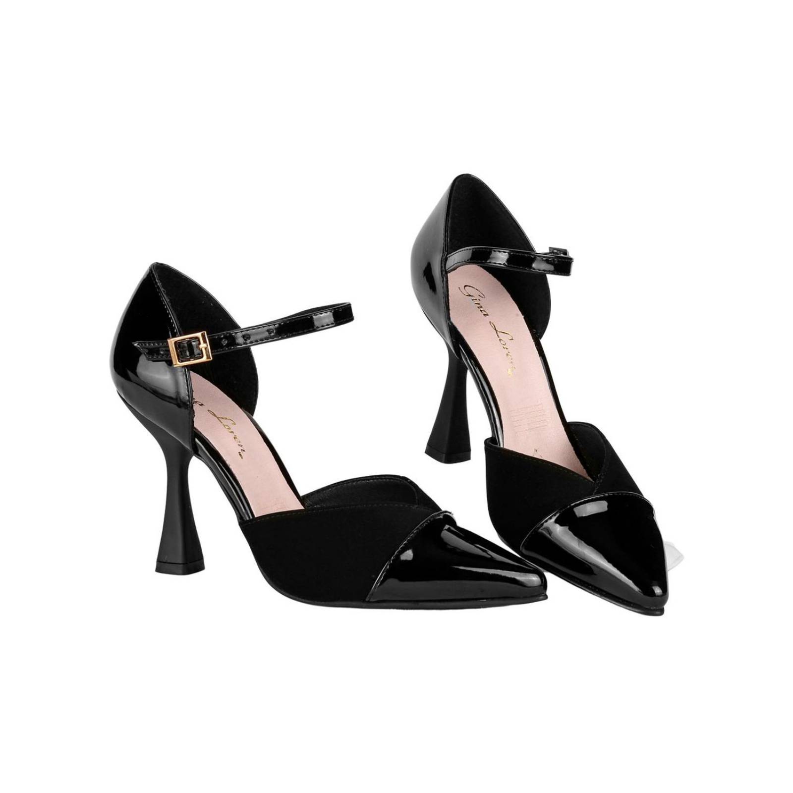 Zapatilla Mujer Tacón Negro Gina Loren 23803901 