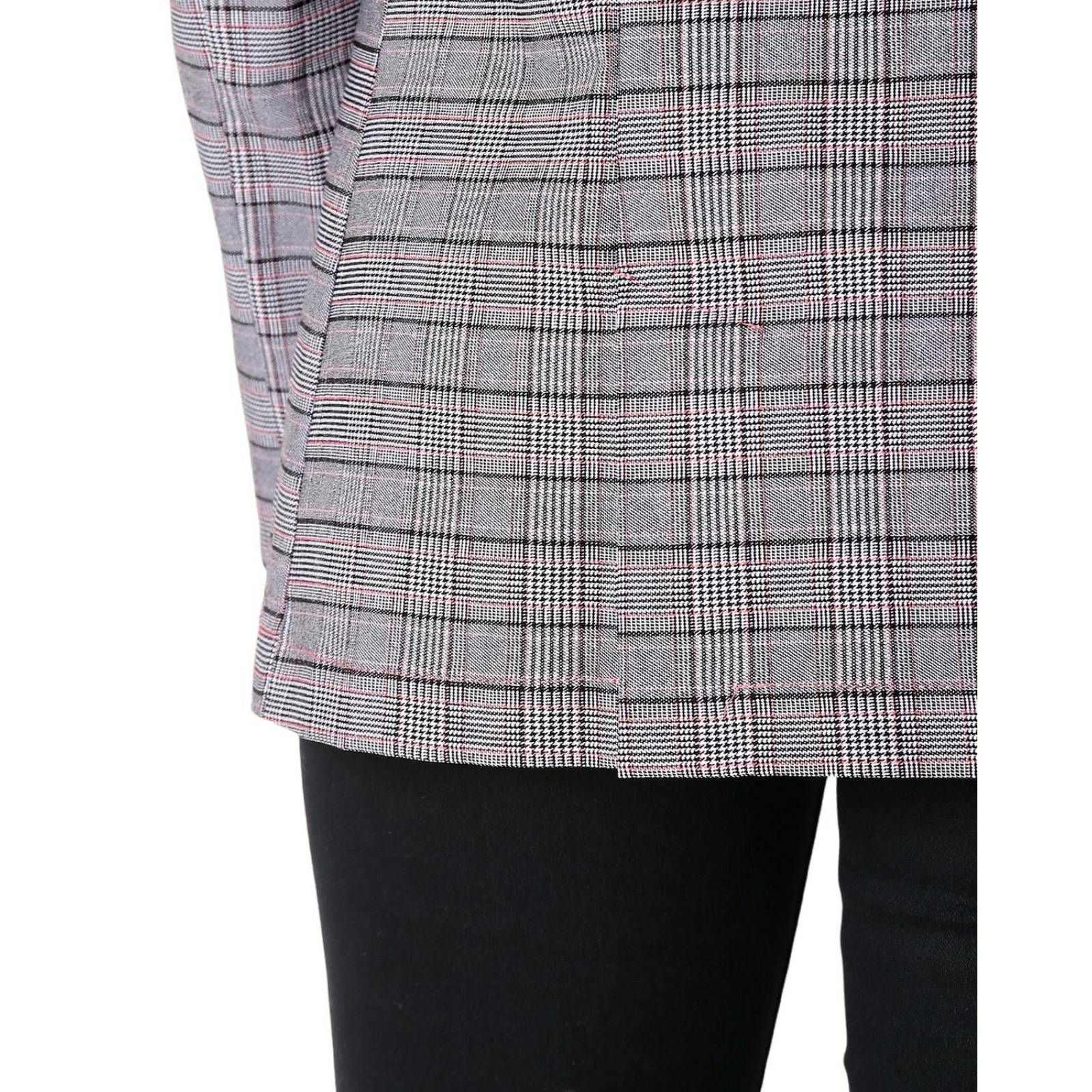 Saco Formal Blazer Mujer Gris Stfashion 71004602 