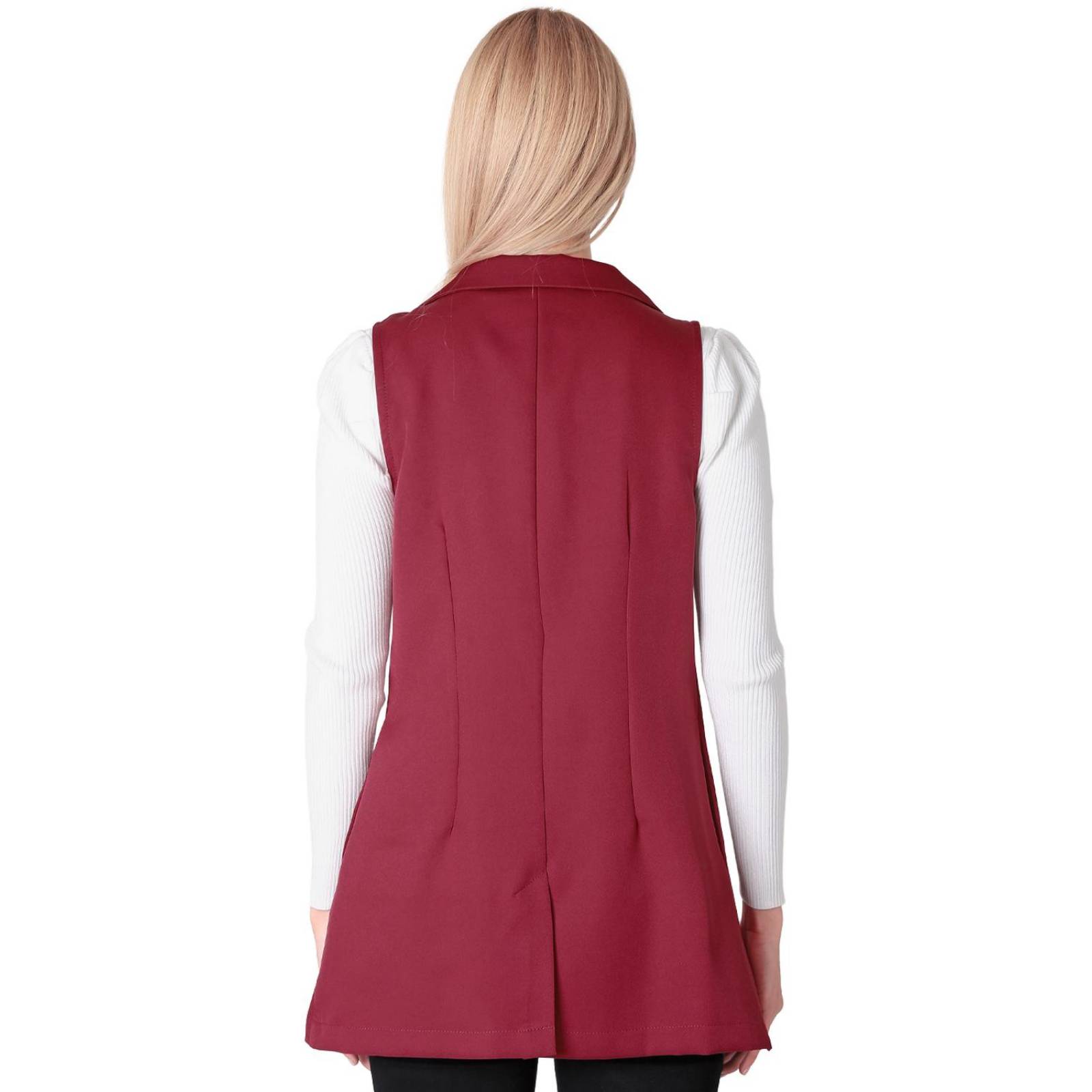 Chaleco Mujer Casual Rojo Stfashion 79304638 .